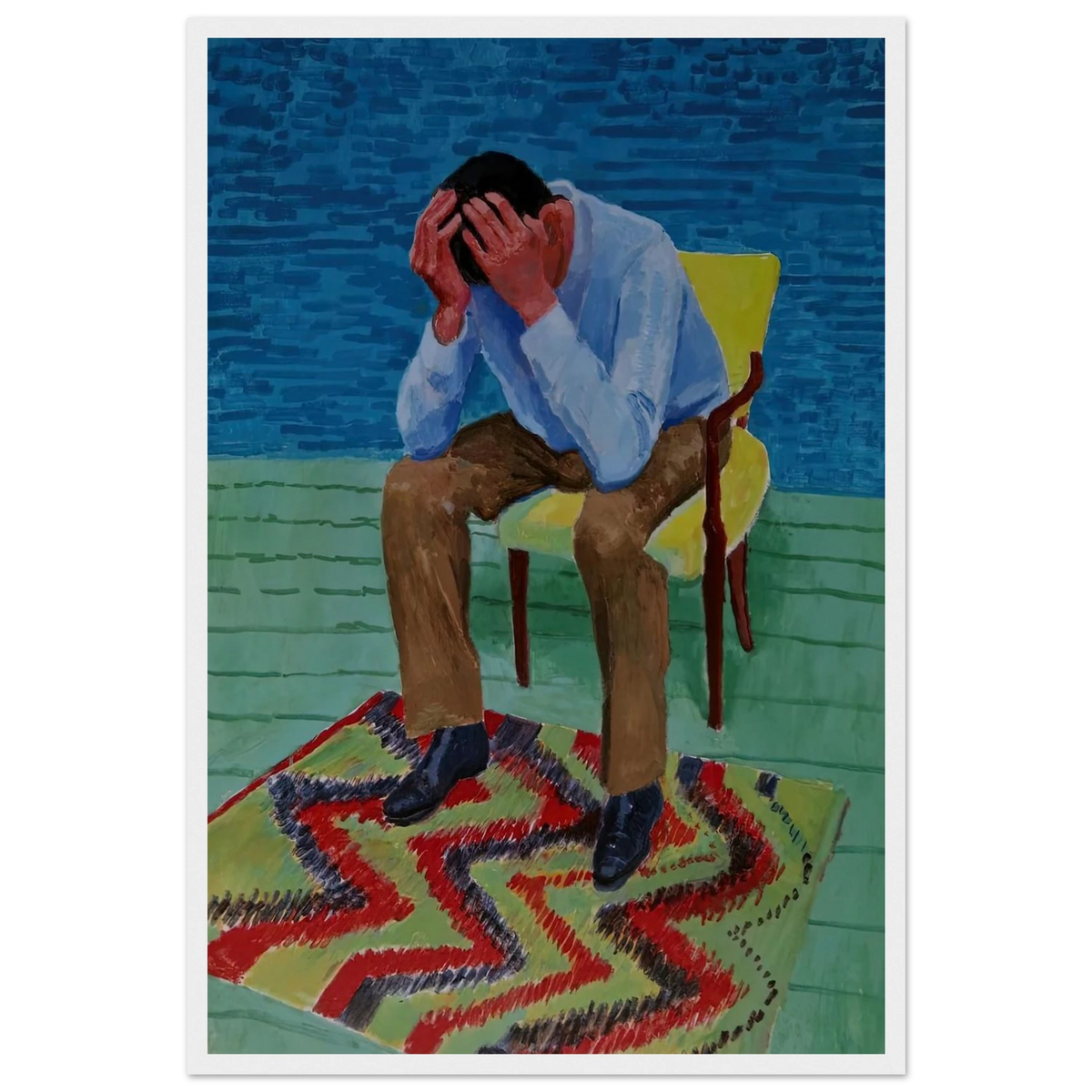 David Hockney Framed Poster | David Hockney Framed Prints Wall Art | David Hockney Poster