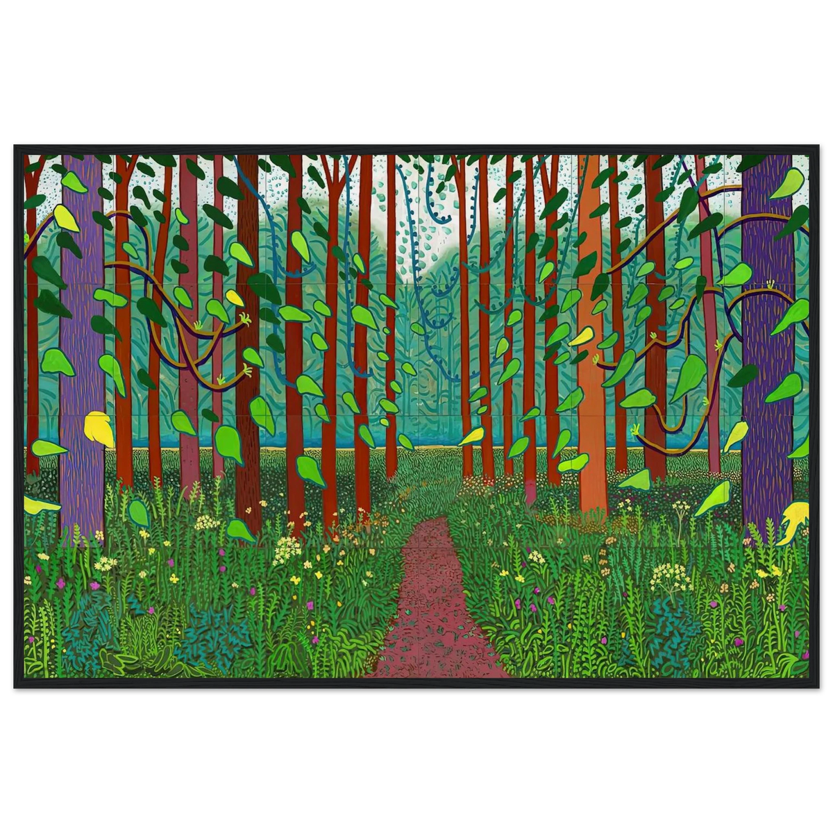David Hockney Framed Poster | David Hockney Framed Prints Wall Art | David Hockney Poster