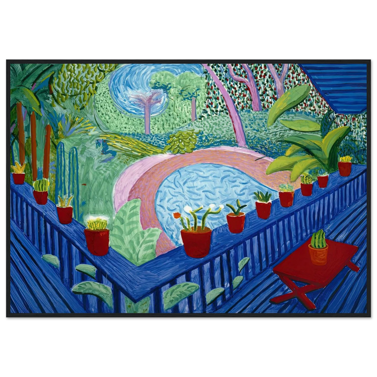 David Hockney Framed Poster | David Hockney Framed Prints Wall Art | David Hockney Poster