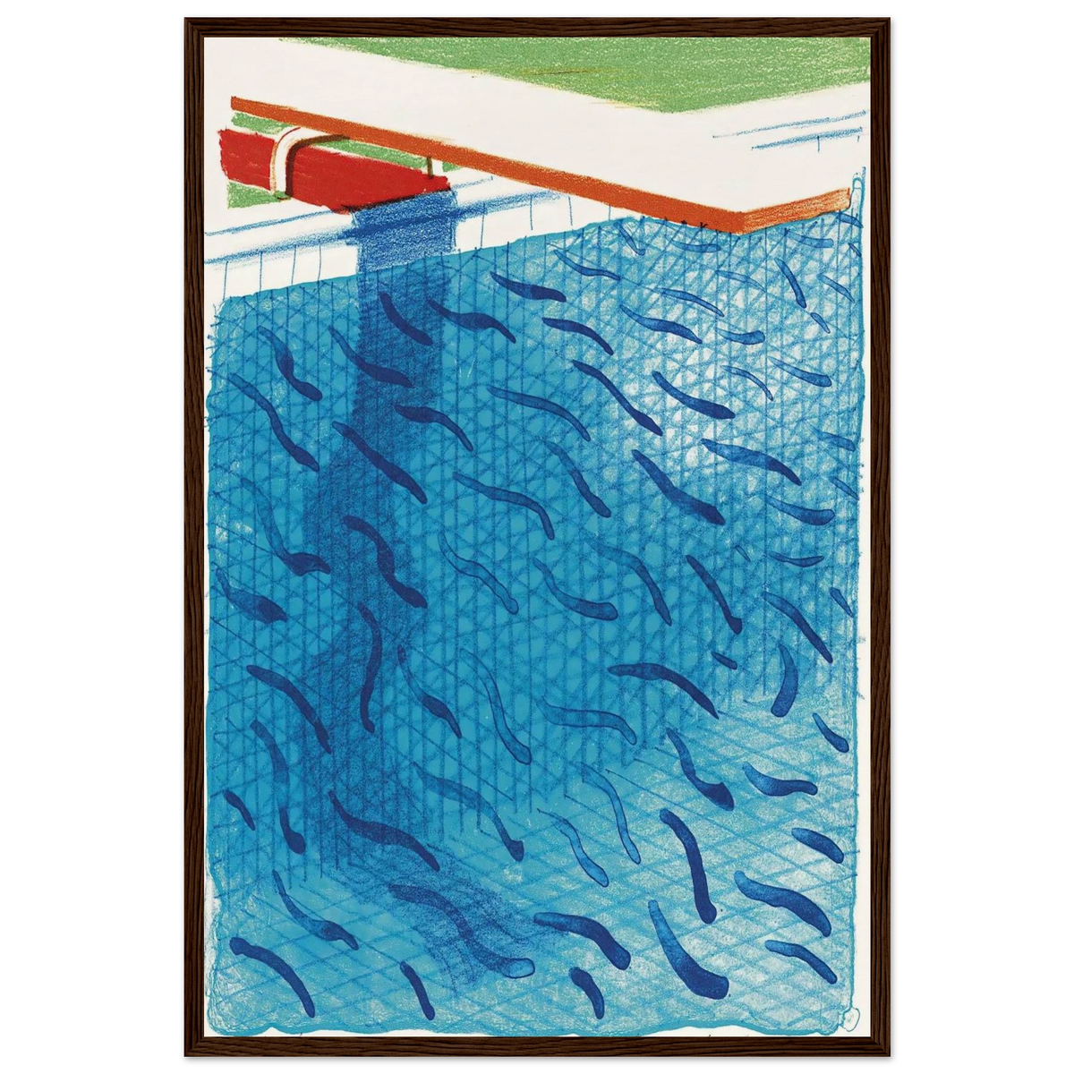 David Hockney Framed Poster | David Hockney Framed Prints Wall Art | David Hockney Poster