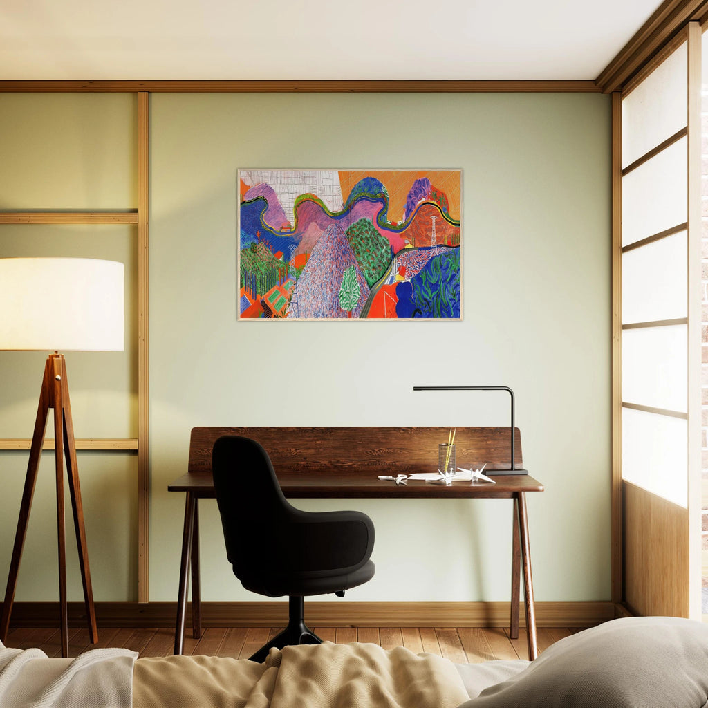 David Hockney Framed Poster | David Hockney Framed Prints Wall Art | David Hockney Poster