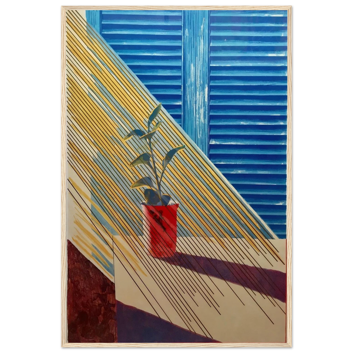 David Hockney Framed Poster | David Hockney Framed Prints Wall Art | David Hockney Poster