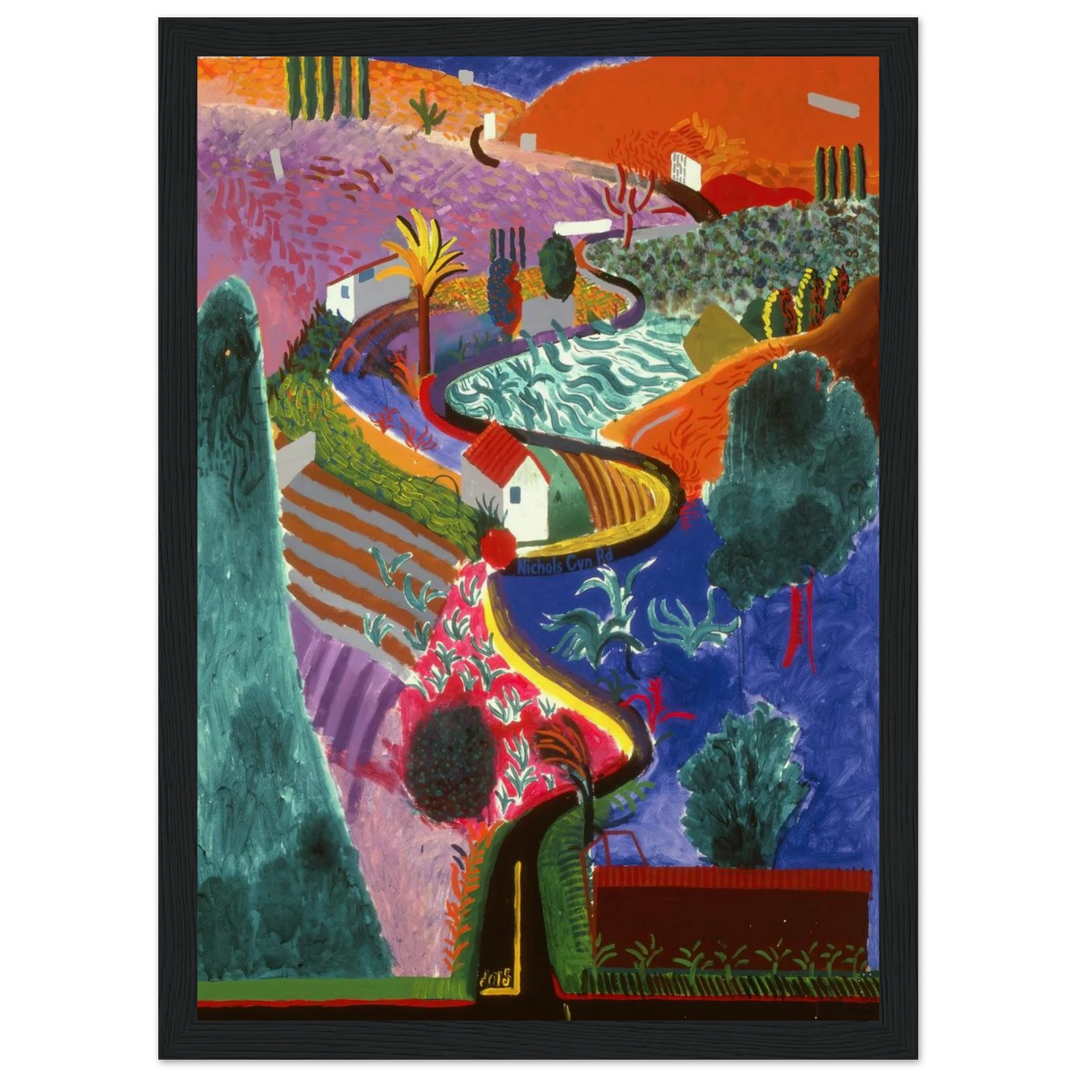David Hockney Framed Poster | David Hockney Framed Prints Wall Art | David Hockney Poster