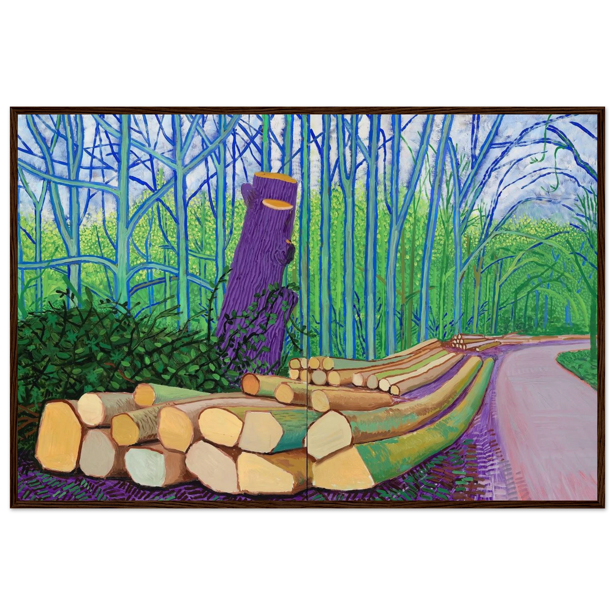 David Hockney Framed Poster | David Hockney Framed Prints Wall Art | David Hockney Poster