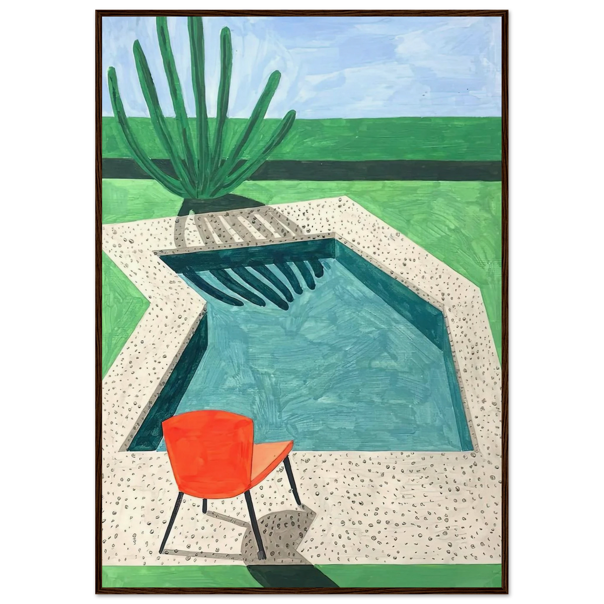 David Hockney Framed Poster | David Hockney Framed Prints Wall Art | David Hockney Poster