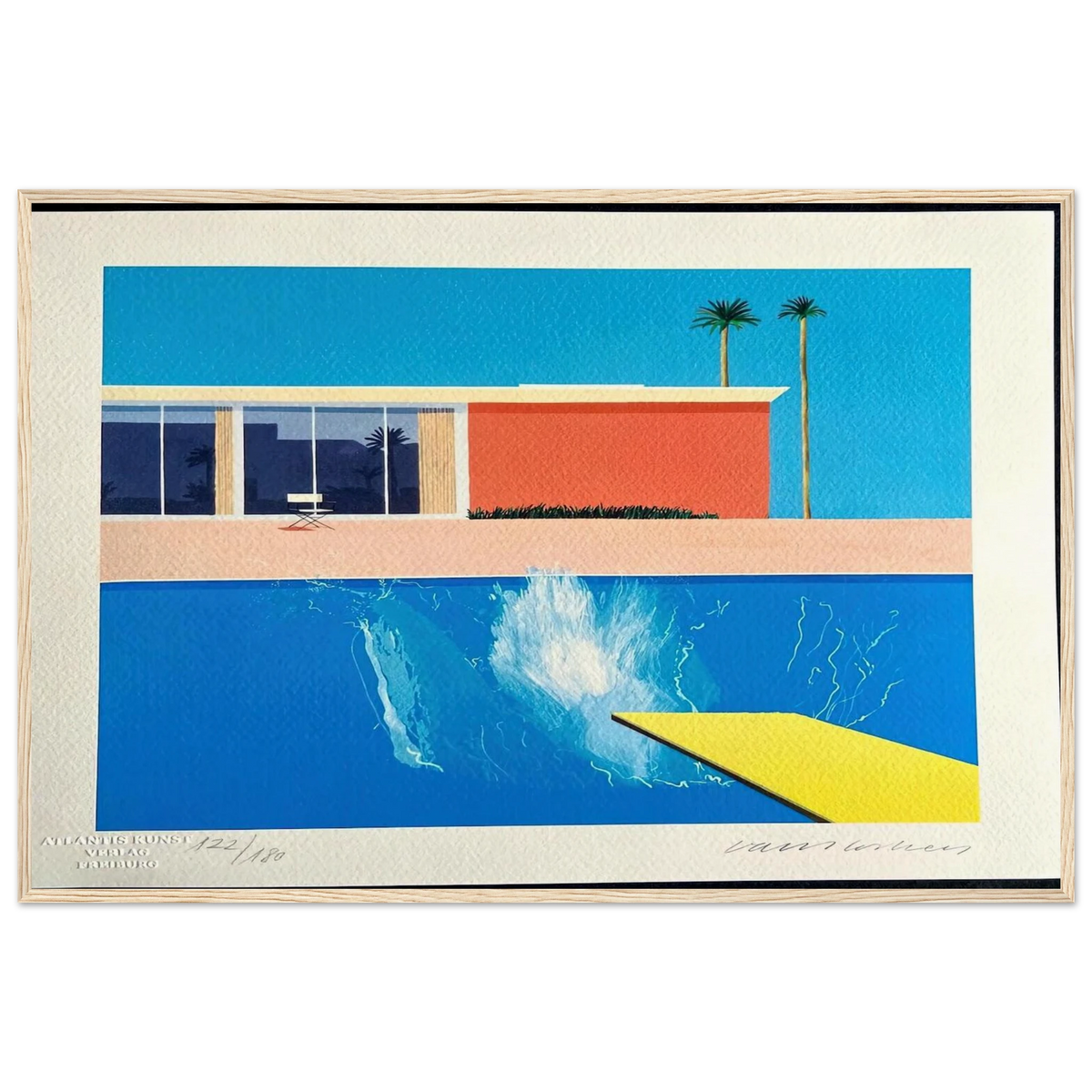 David Hockney Framed Poster | David Hockney Framed Prints Wall Art | David Hockney Poster
