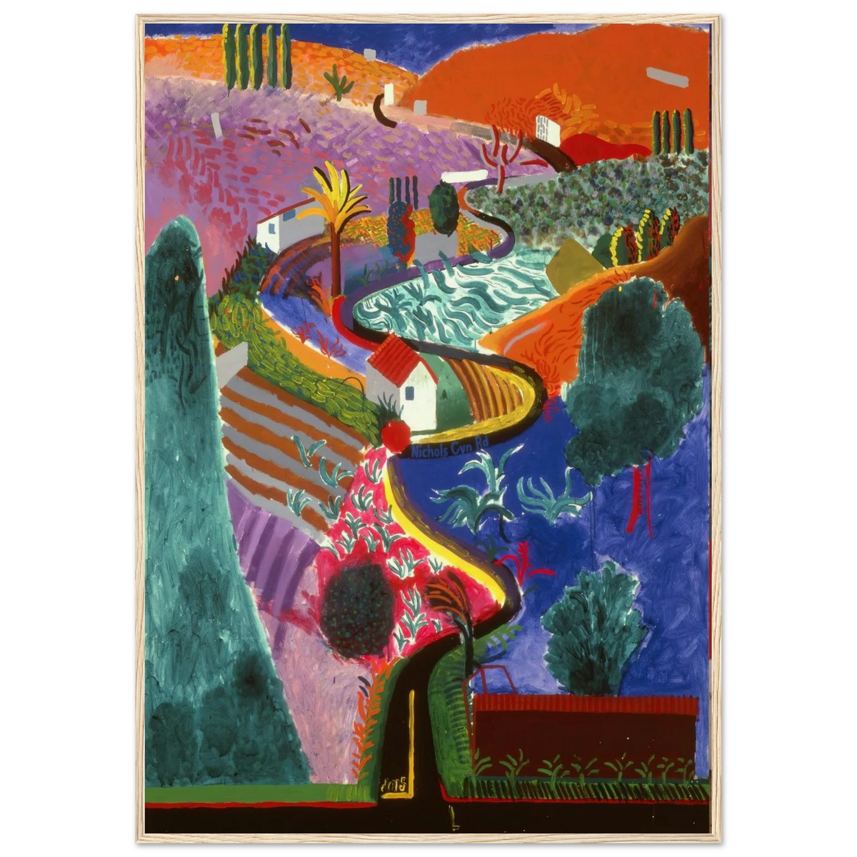 David Hockney Framed Poster | David Hockney Framed Prints Wall Art | David Hockney Poster