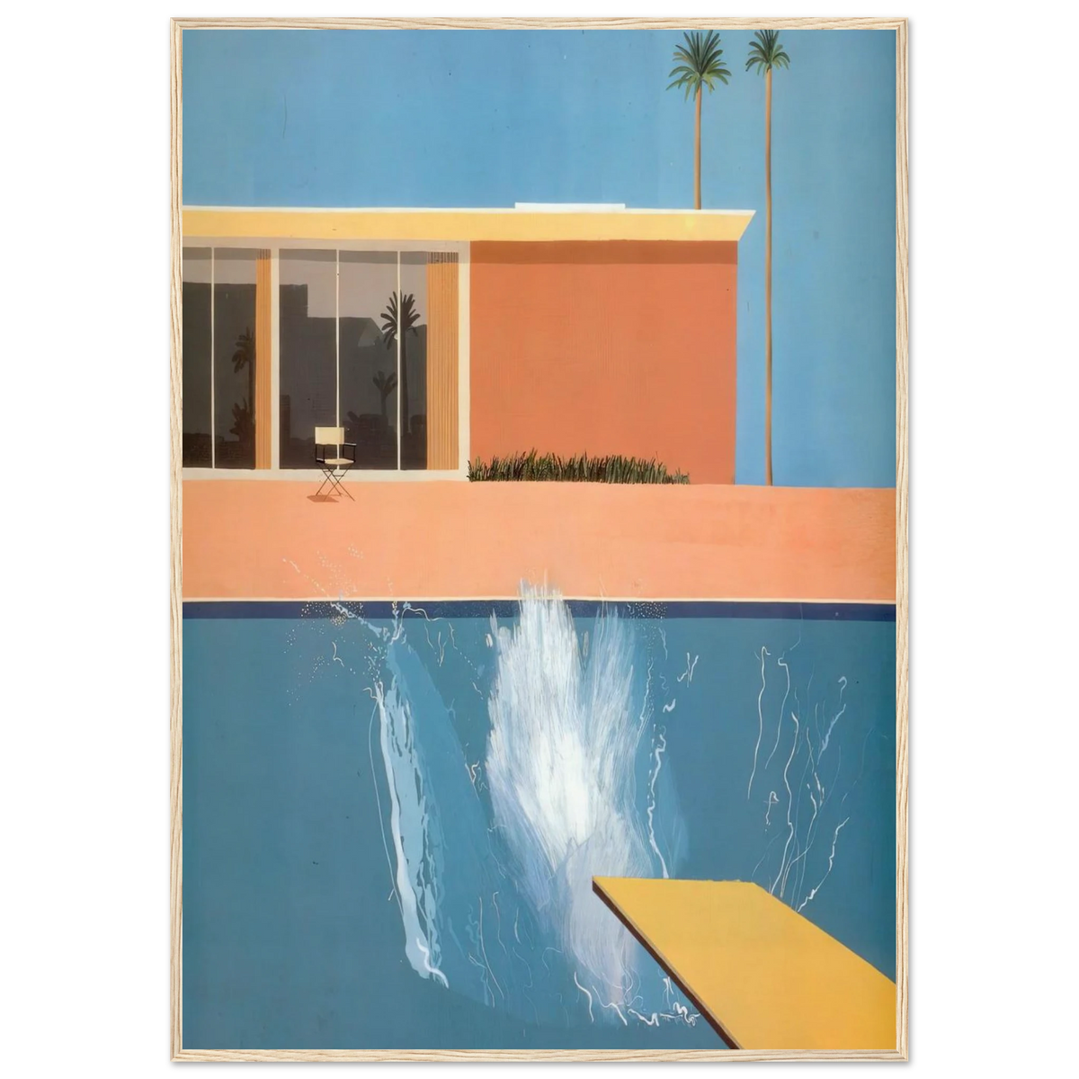 David Hockney Framed Poster | David Hockney Framed Prints Wall Art | David Hockney Poster