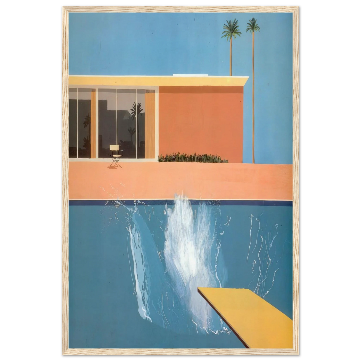 David Hockney Framed Poster | David Hockney Framed Prints Wall Art | David Hockney Poster