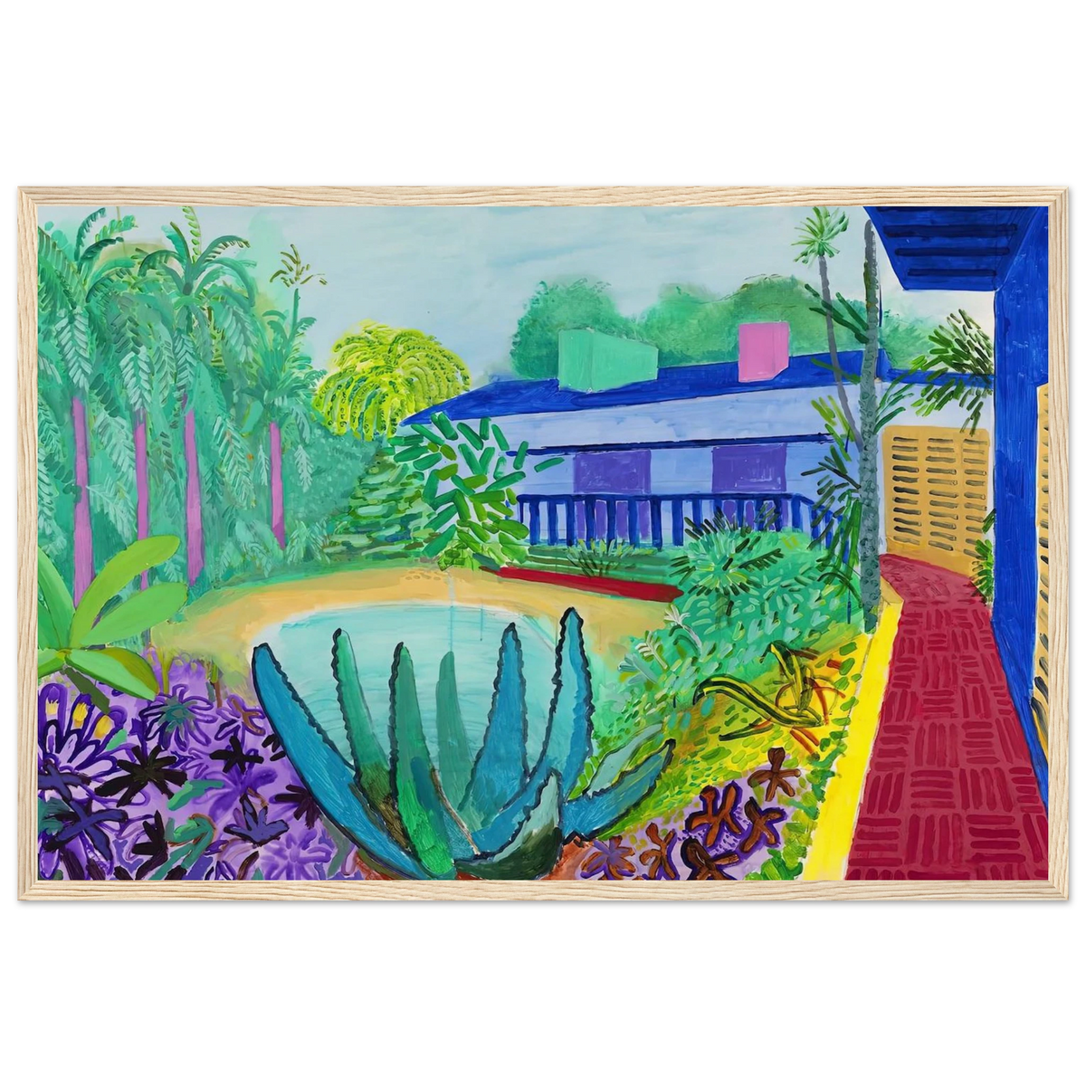 David Hockney Framed Poster | David Hockney Framed Prints Wall Art | David Hockney Poster