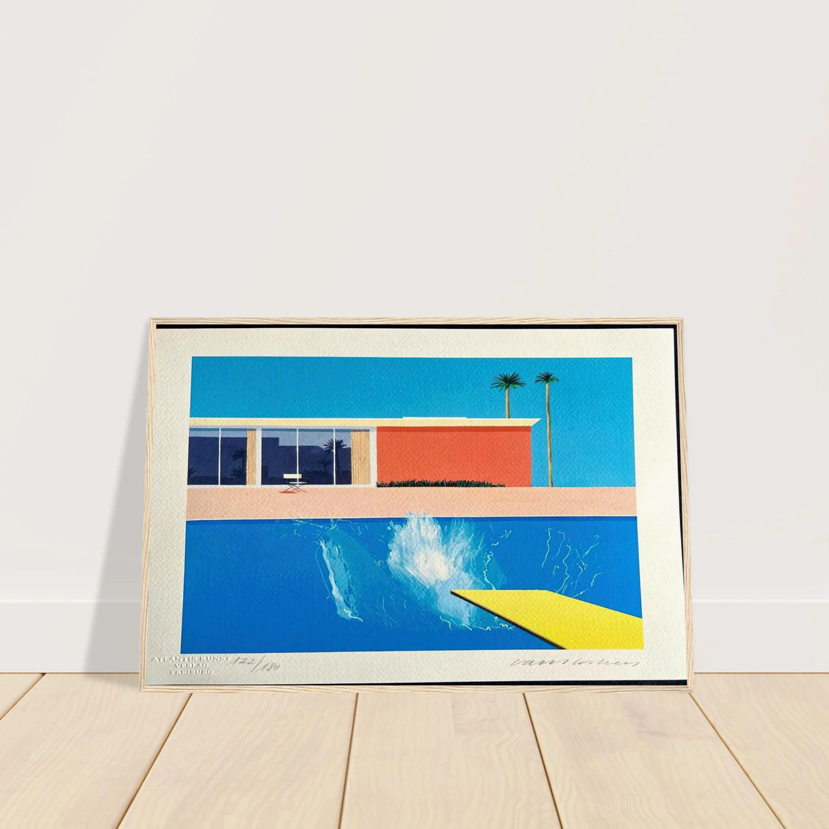David Hockney Framed Poster | David Hockney Framed Prints Wall Art | David Hockney Poster