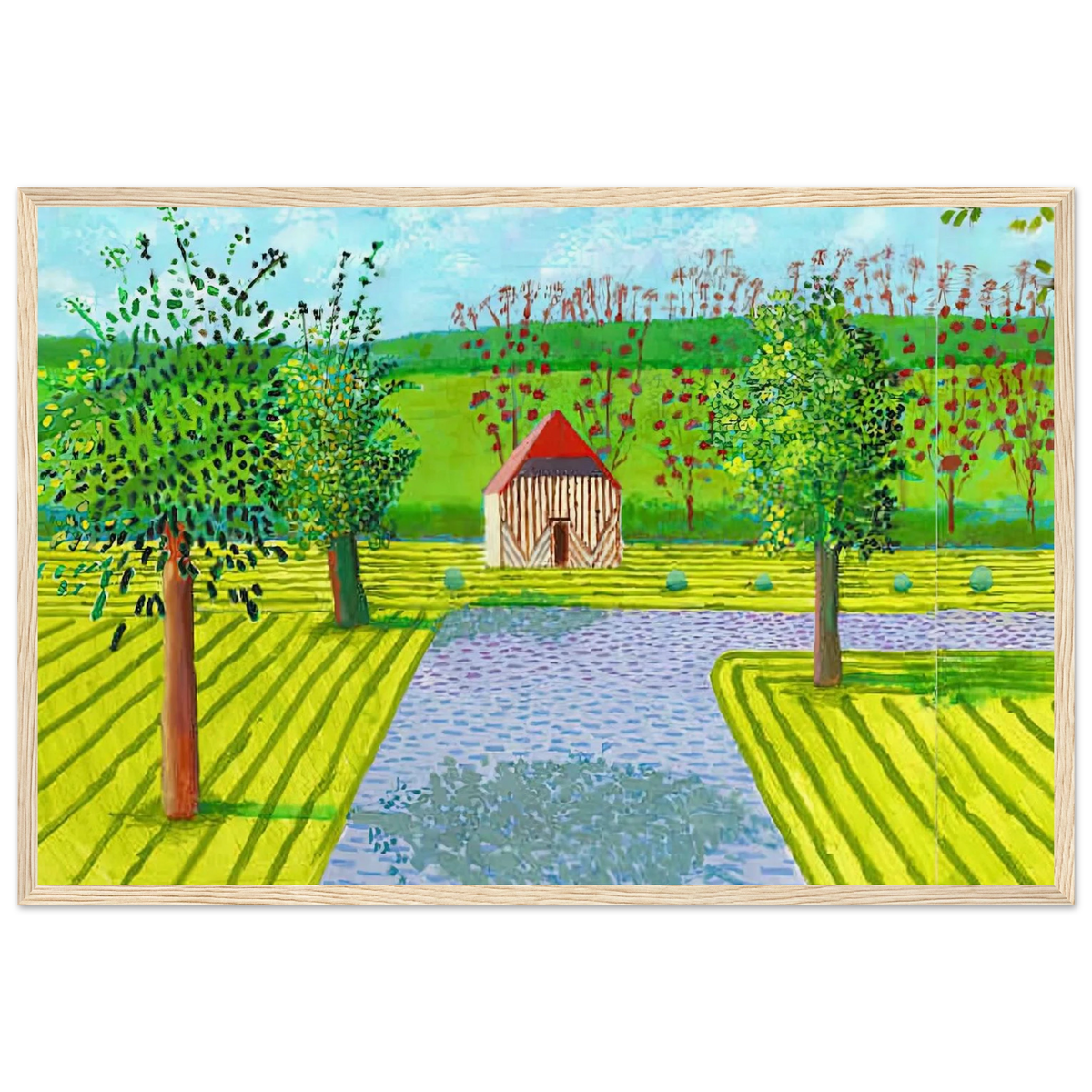 David Hockney Framed Poster | David Hockney Framed Prints Wall Art | David Hockney Poster