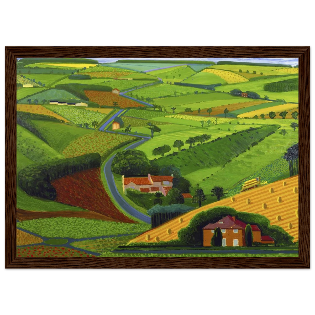 David Hockney Framed Poster | David Hockney Framed Prints Wall Art | David Hockney Poster