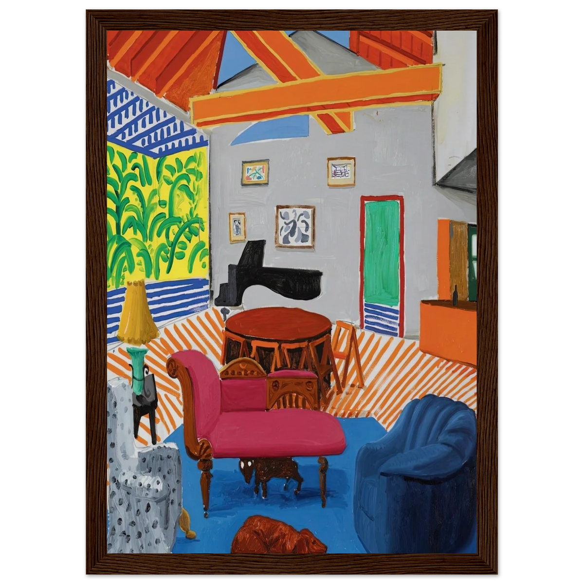 David Hockney Framed Poster | David Hockney Framed Prints Wall Art | David Hockney Poster