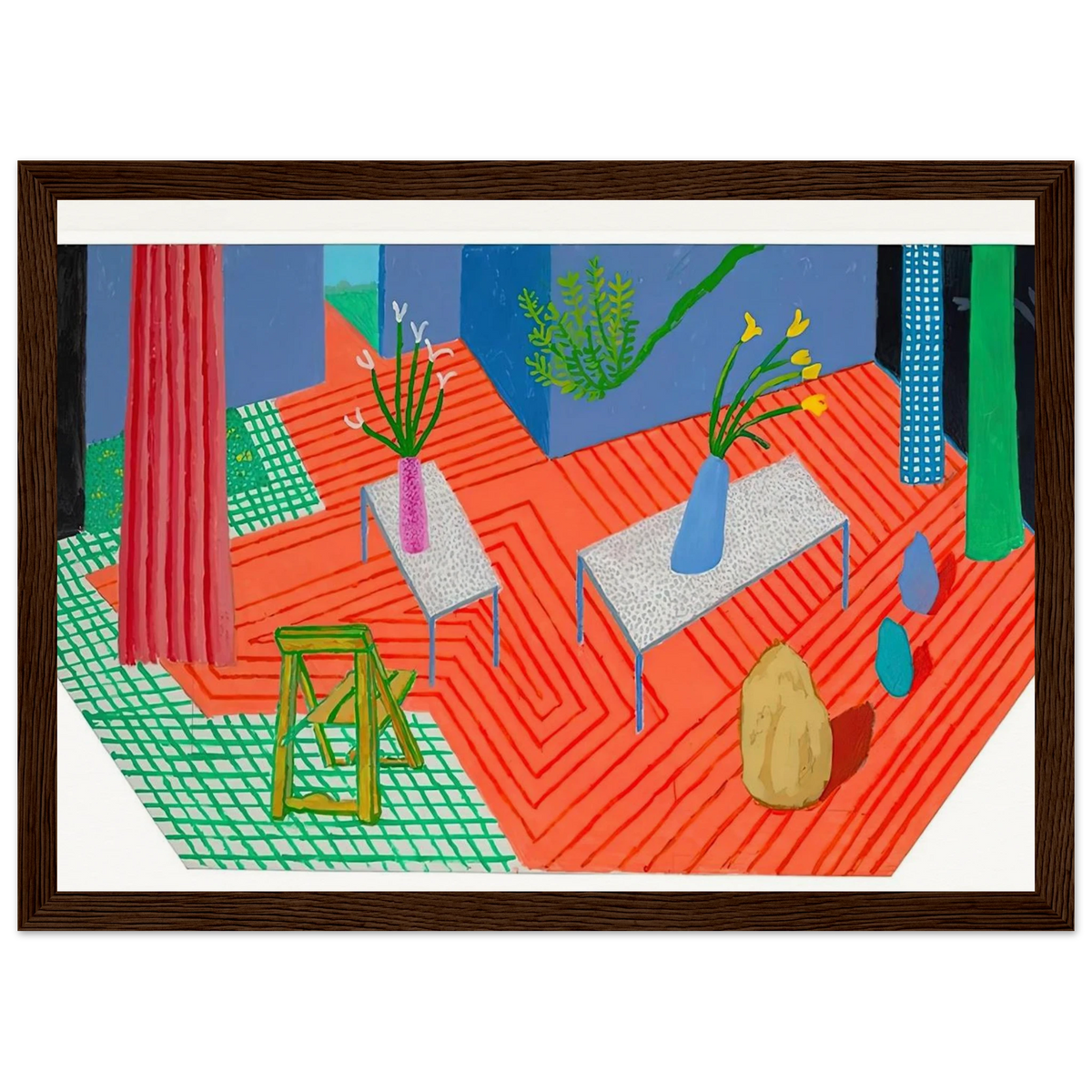 David Hockney Framed Poster | David Hockney Framed Prints Wall Art | David Hockney Poster