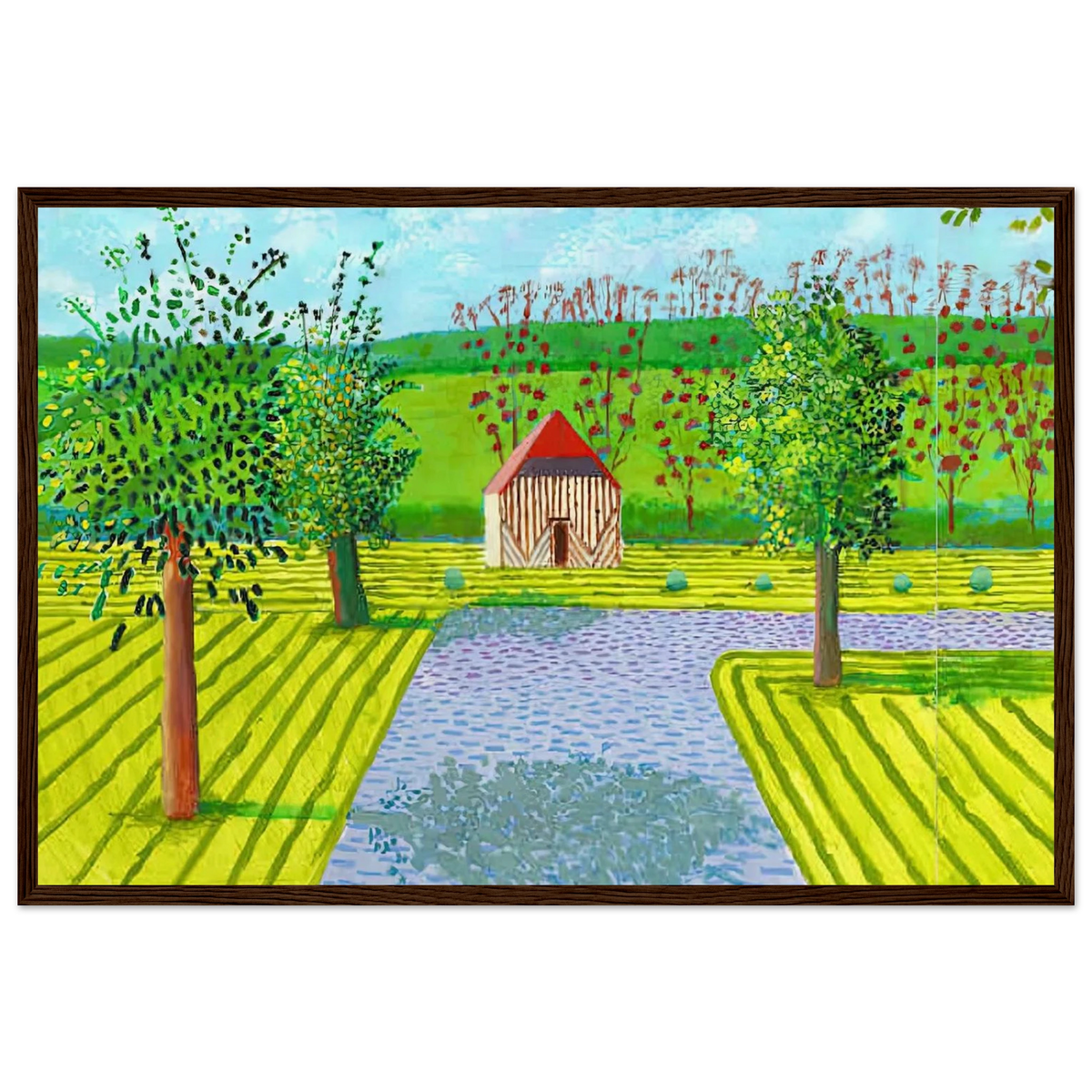 David Hockney Framed Poster | David Hockney Framed Prints Wall Art | David Hockney Poster