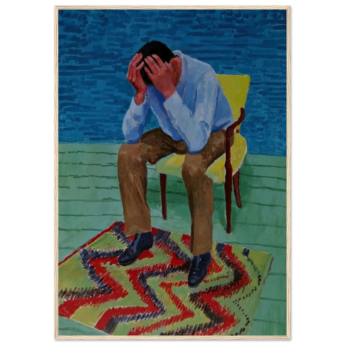 David Hockney Framed Poster | David Hockney Framed Prints Wall Art | David Hockney Poster