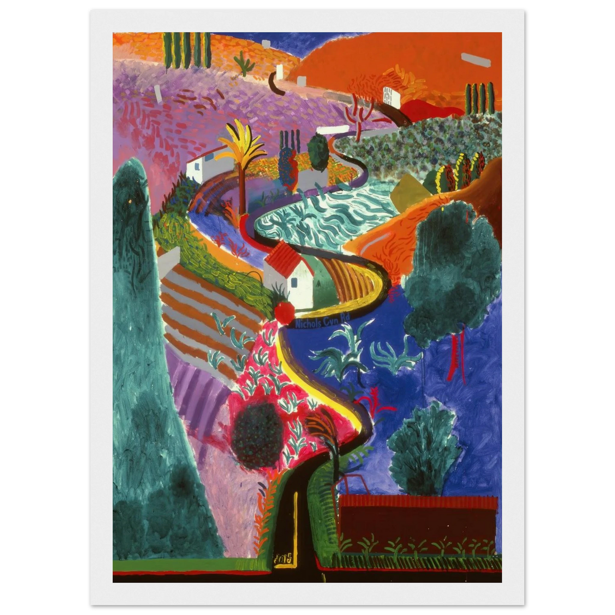 David Hockney Framed Poster | David Hockney Framed Prints Wall Art | David Hockney Poster