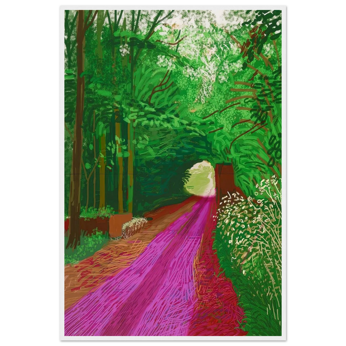 David Hockney Framed Poster | David Hockney Framed Prints Wall Art | David Hockney Poster