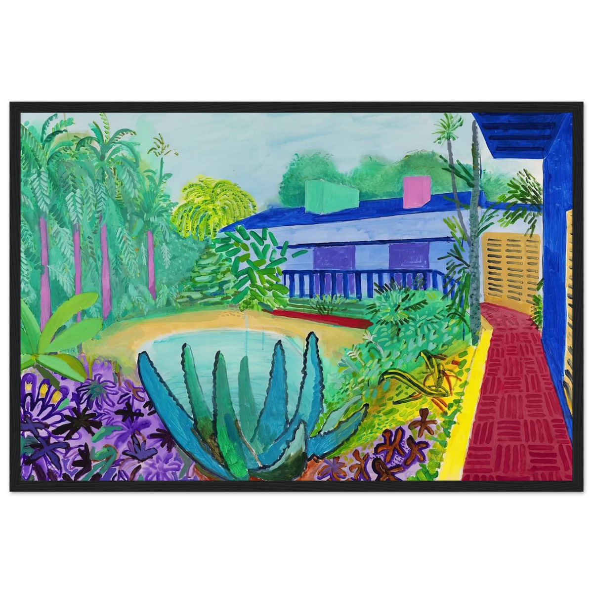 David Hockney Framed Poster | David Hockney Framed Prints Wall Art | David Hockney Poster