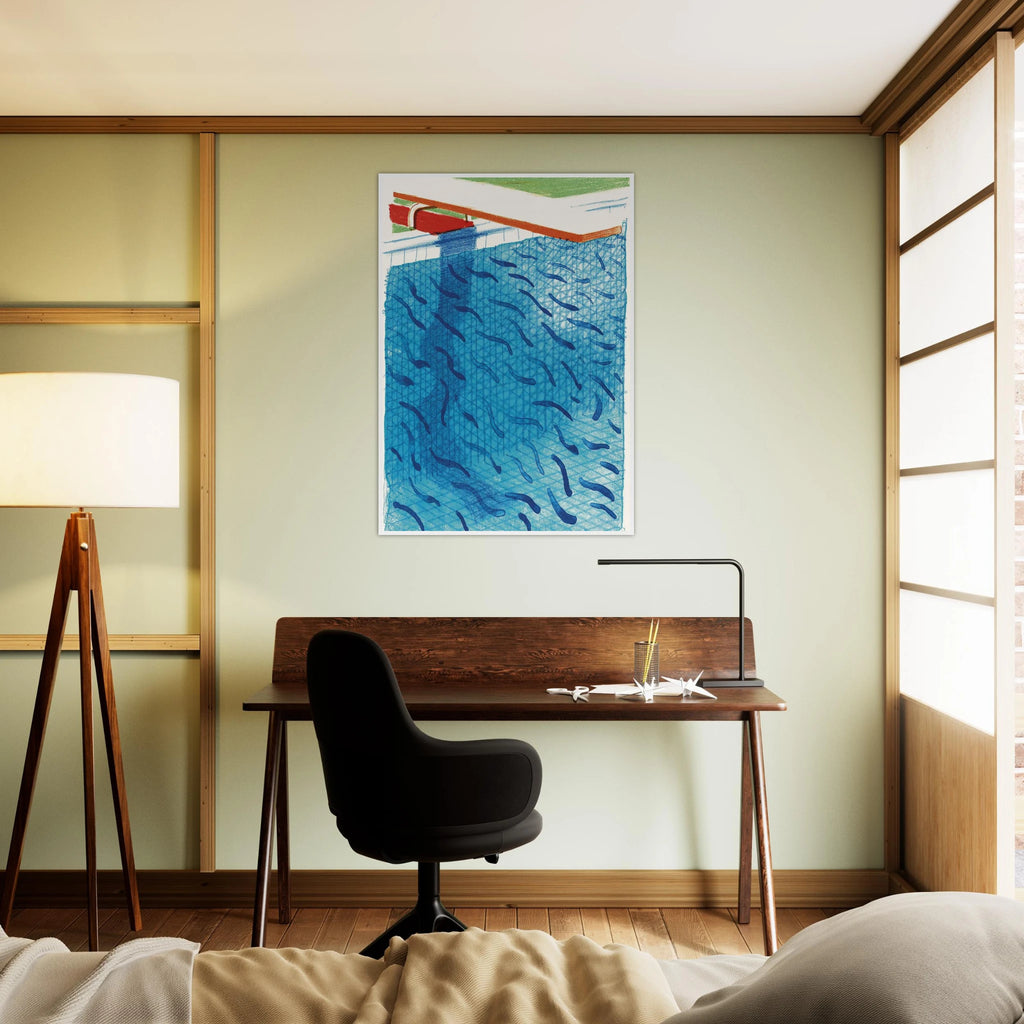 David Hockney Framed Poster | David Hockney Framed Prints Wall Art | David Hockney Poster