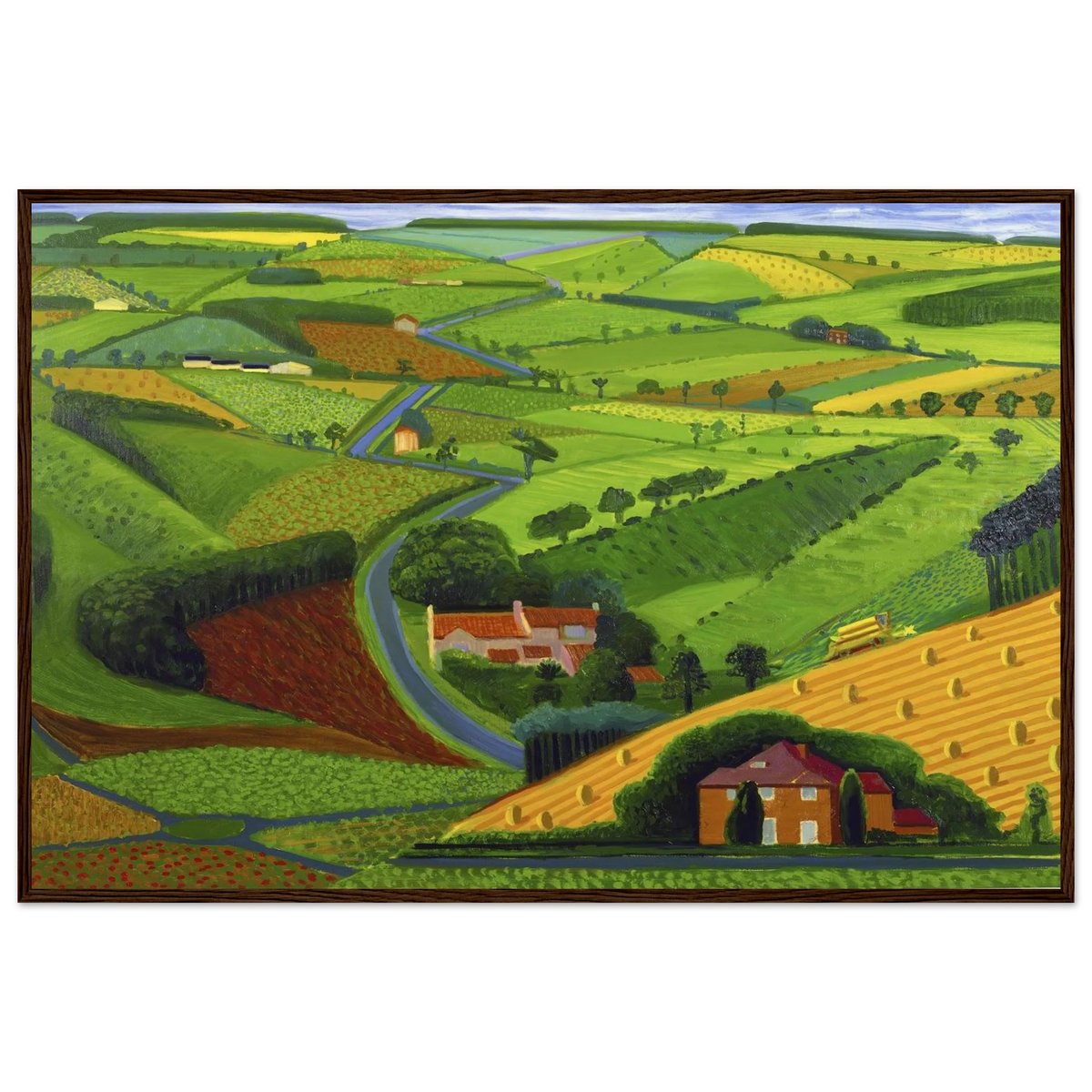 David Hockney Framed Poster | David Hockney Framed Prints Wall Art | David Hockney Poster