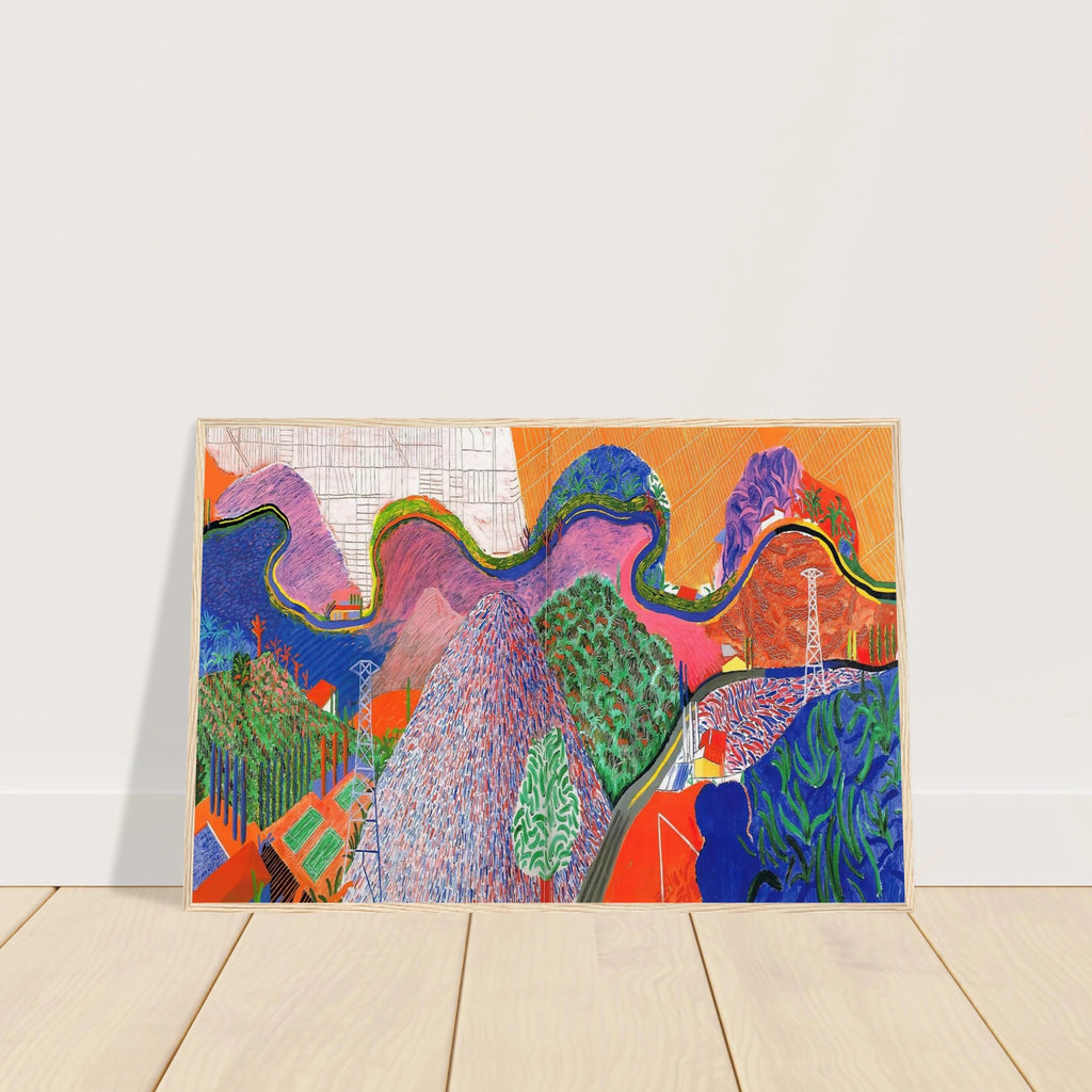 David Hockney Framed Poster | David Hockney Framed Prints Wall Art | David Hockney Poster