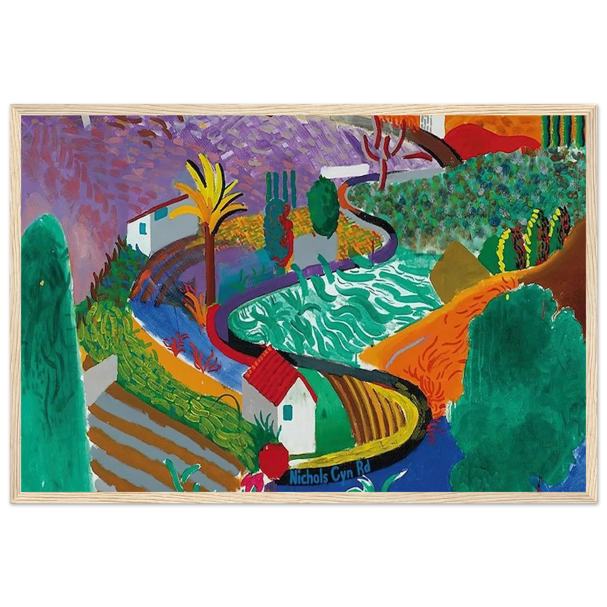 David Hockney Framed Poster | David Hockney Framed Prints Wall Art | David Hockney Poster