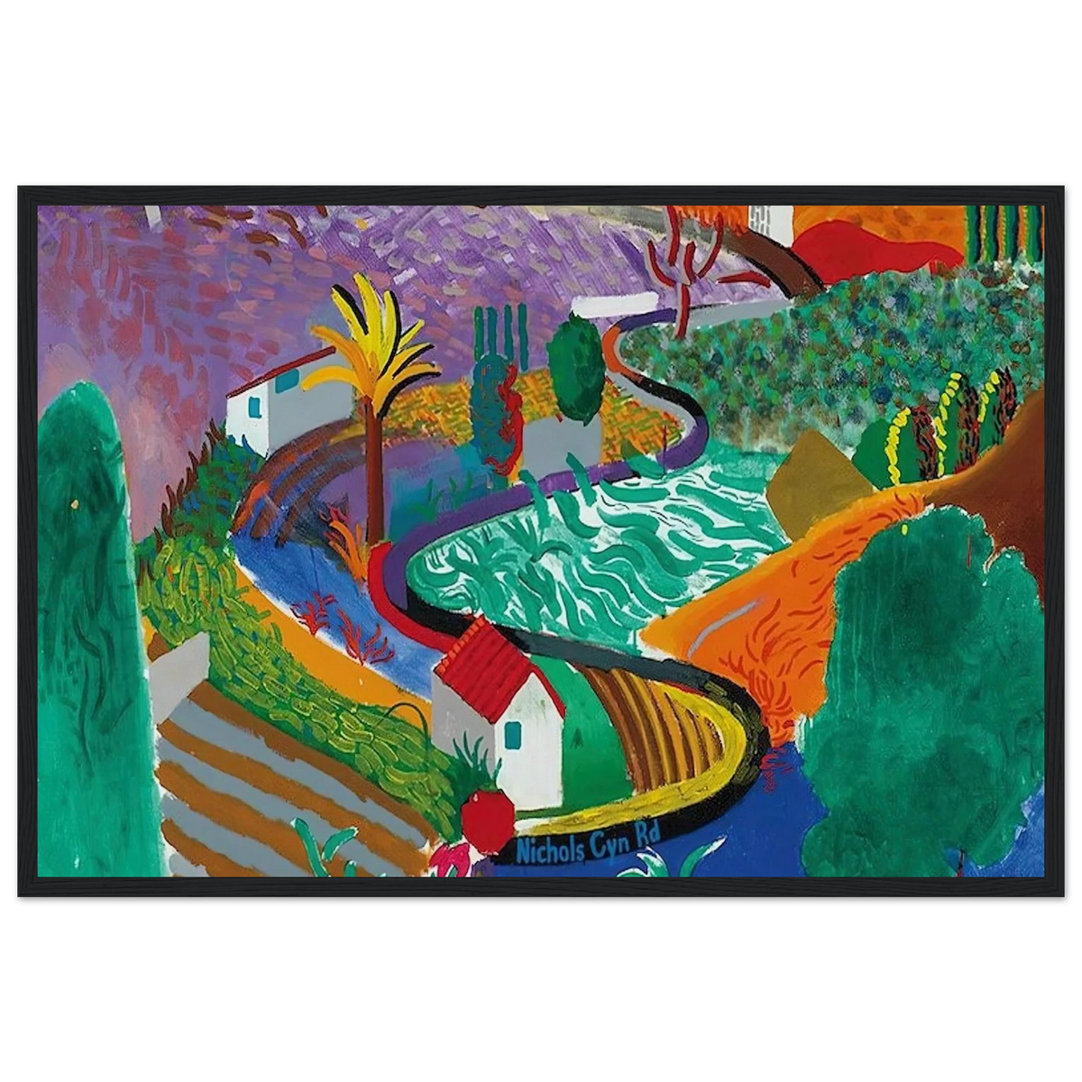 David Hockney Framed Poster | David Hockney Framed Prints Wall Art | David Hockney Poster
