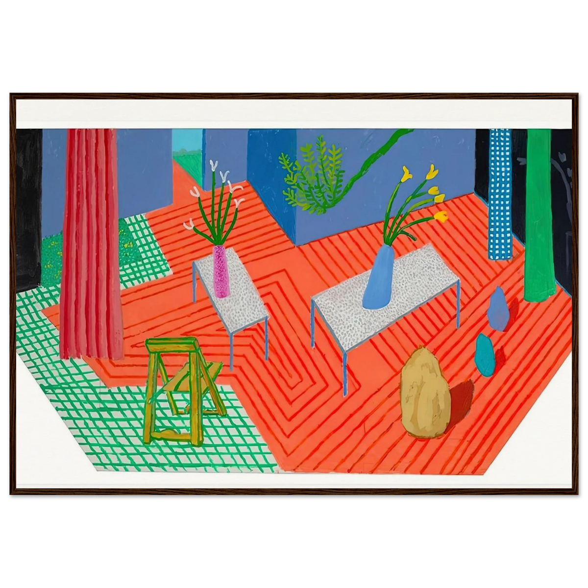 David Hockney Framed Poster | David Hockney Framed Prints Wall Art | David Hockney Poster