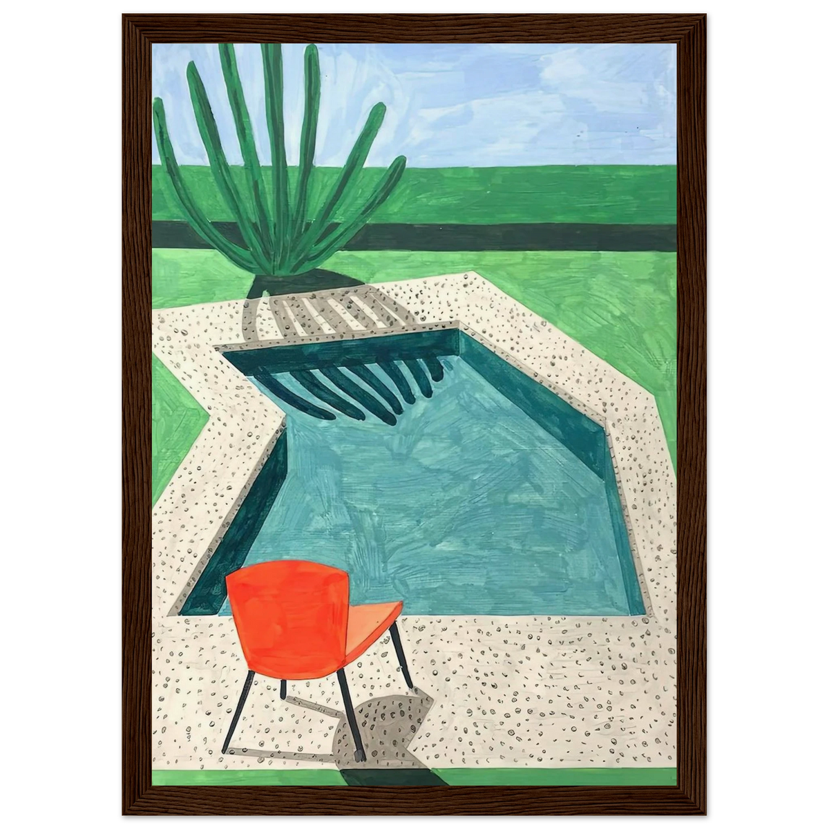 David Hockney Framed Poster | David Hockney Framed Prints Wall Art | David Hockney Poster