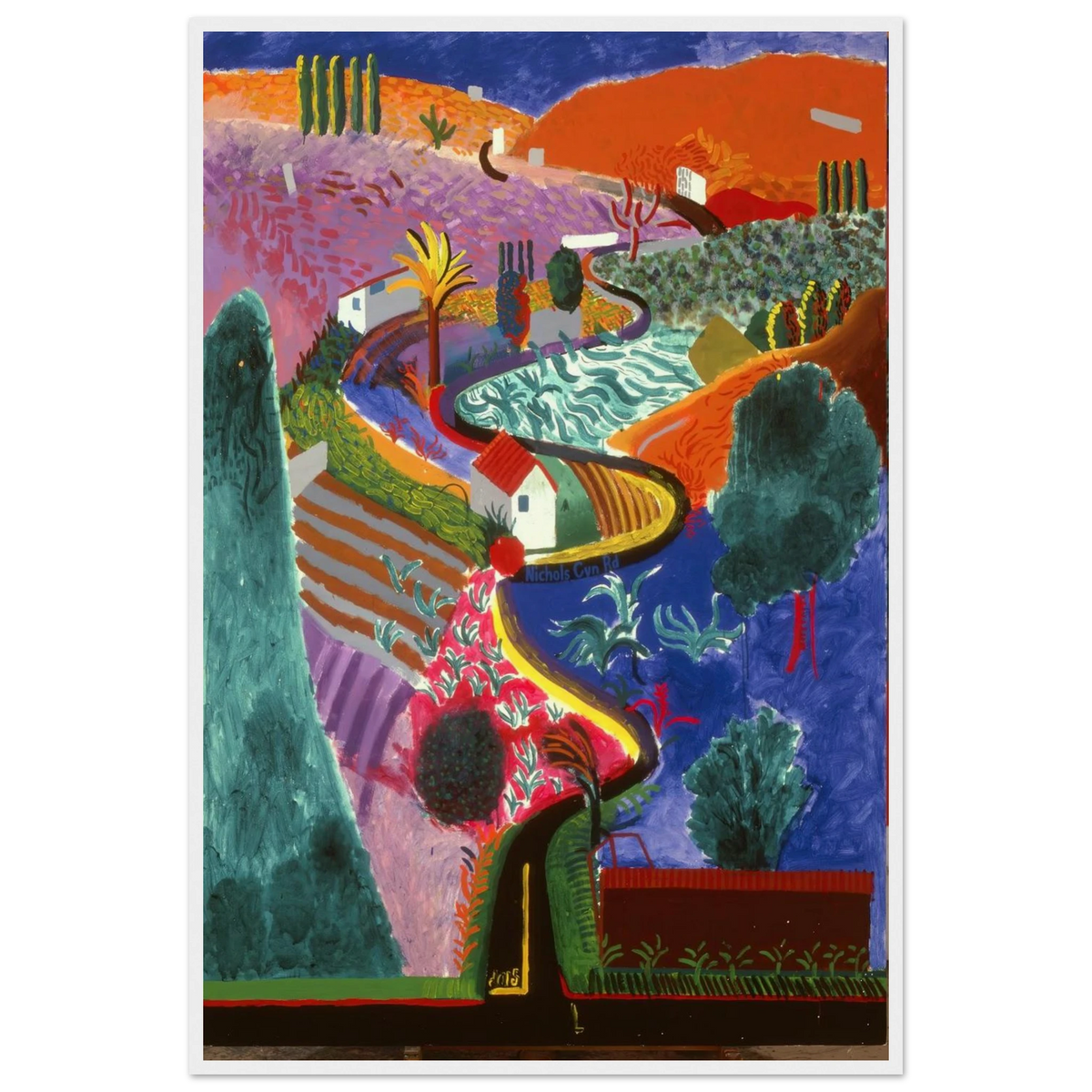 David Hockney Framed Poster | David Hockney Framed Prints Wall Art | David Hockney Poster
