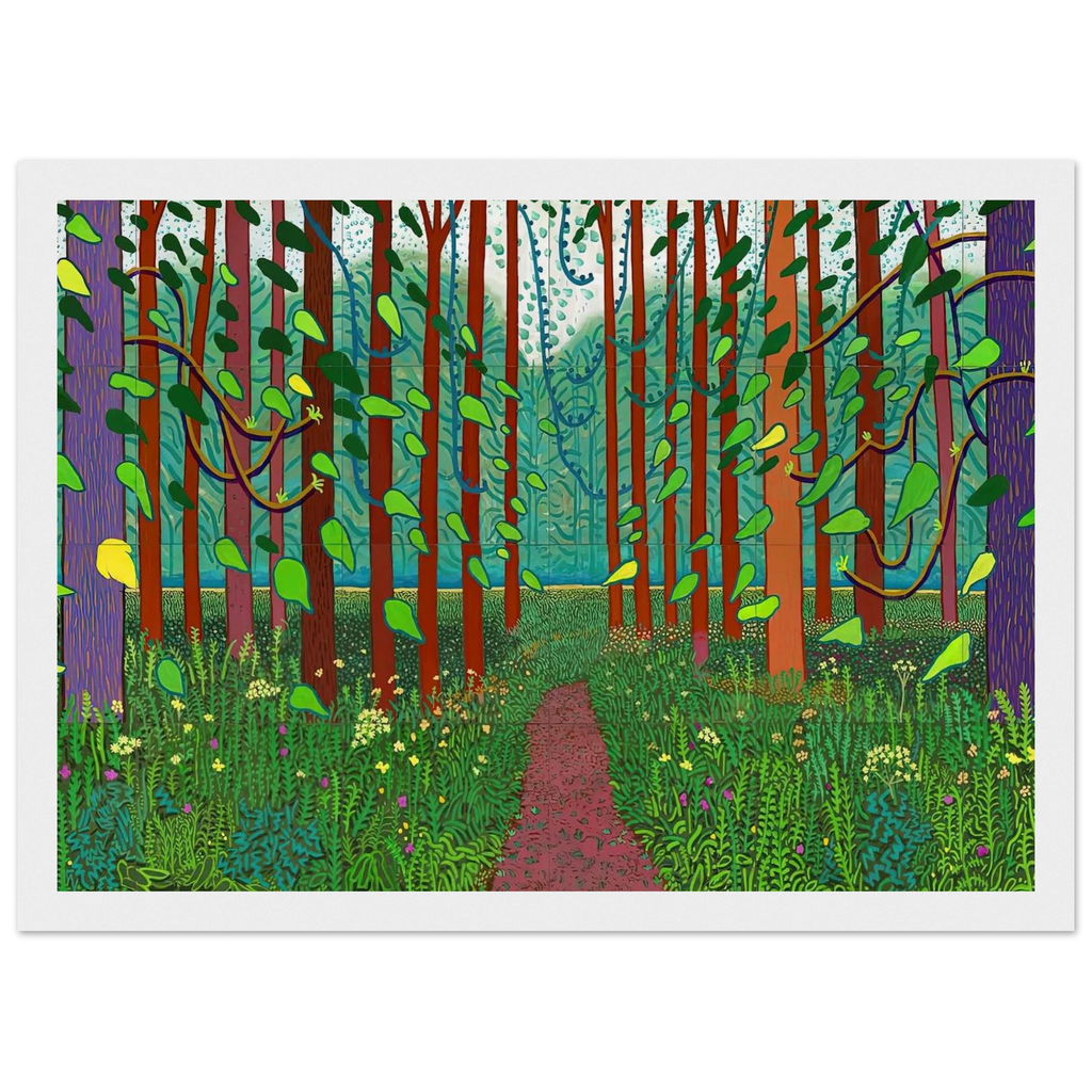 David Hockney Framed Poster | David Hockney Framed Prints Wall Art | David Hockney Poster