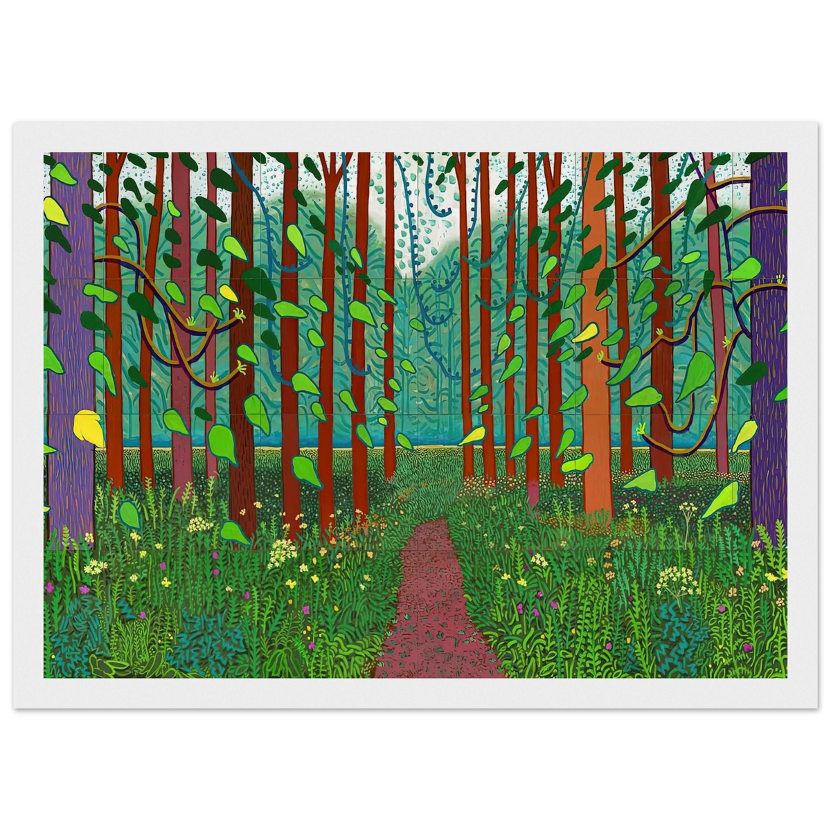 David Hockney Framed Poster | David Hockney Framed Prints Wall Art | David Hockney Poster