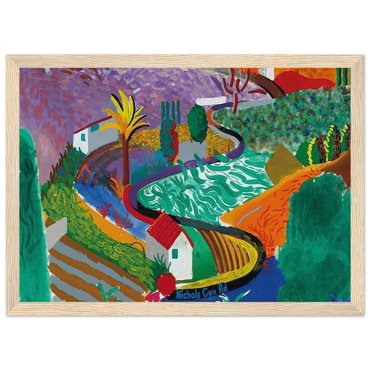 David Hockney Framed Poster | David Hockney Framed Prints Wall Art | David Hockney Poster