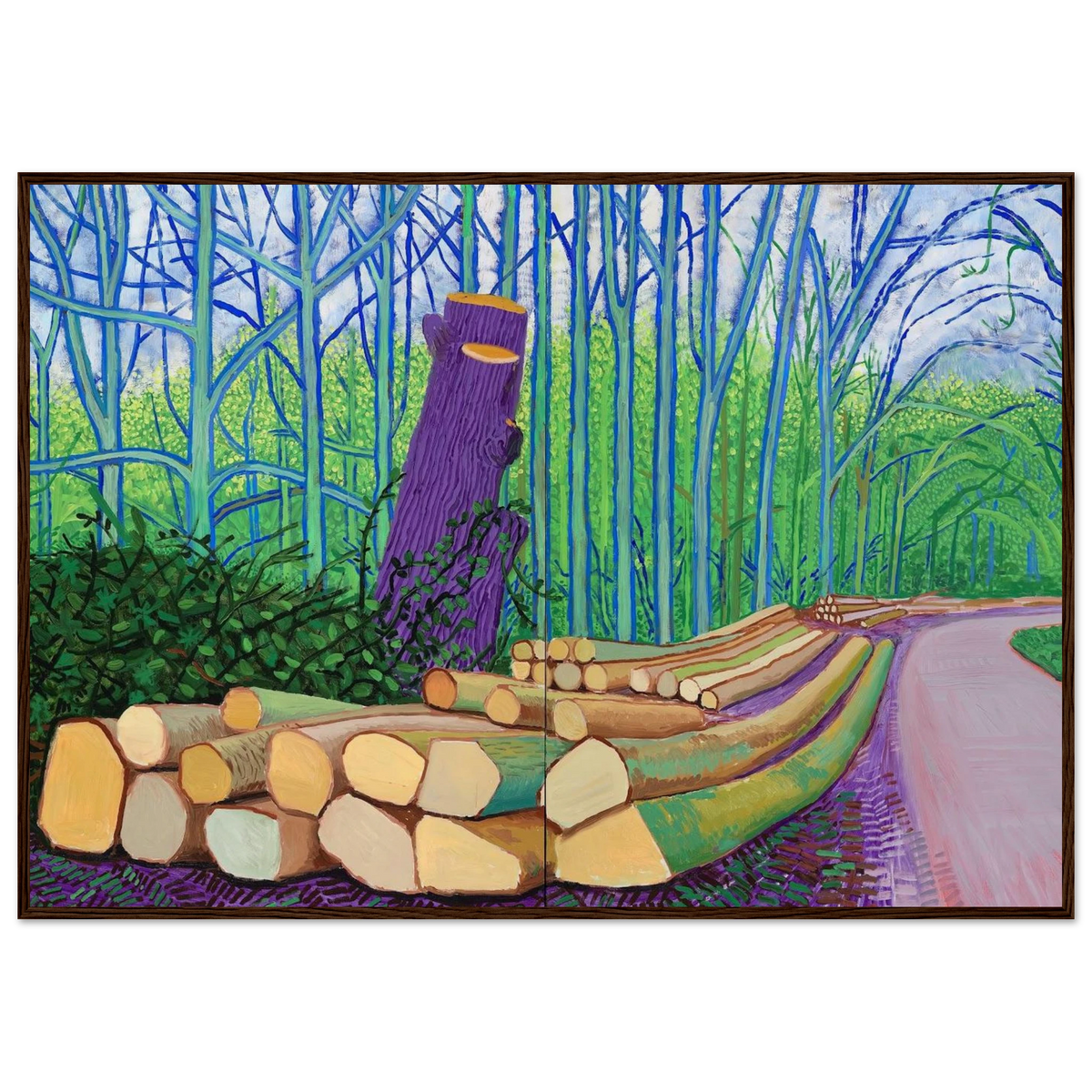 David Hockney Framed Poster | David Hockney Framed Prints Wall Art | David Hockney Poster