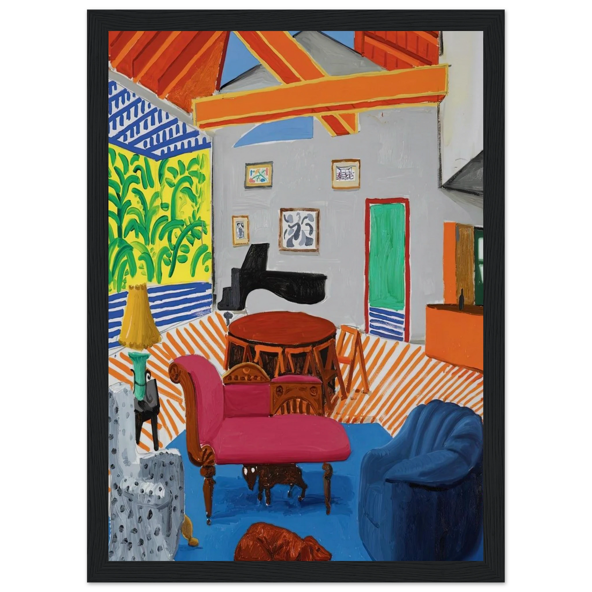 David Hockney Framed Poster | David Hockney Framed Prints Wall Art | David Hockney Poster