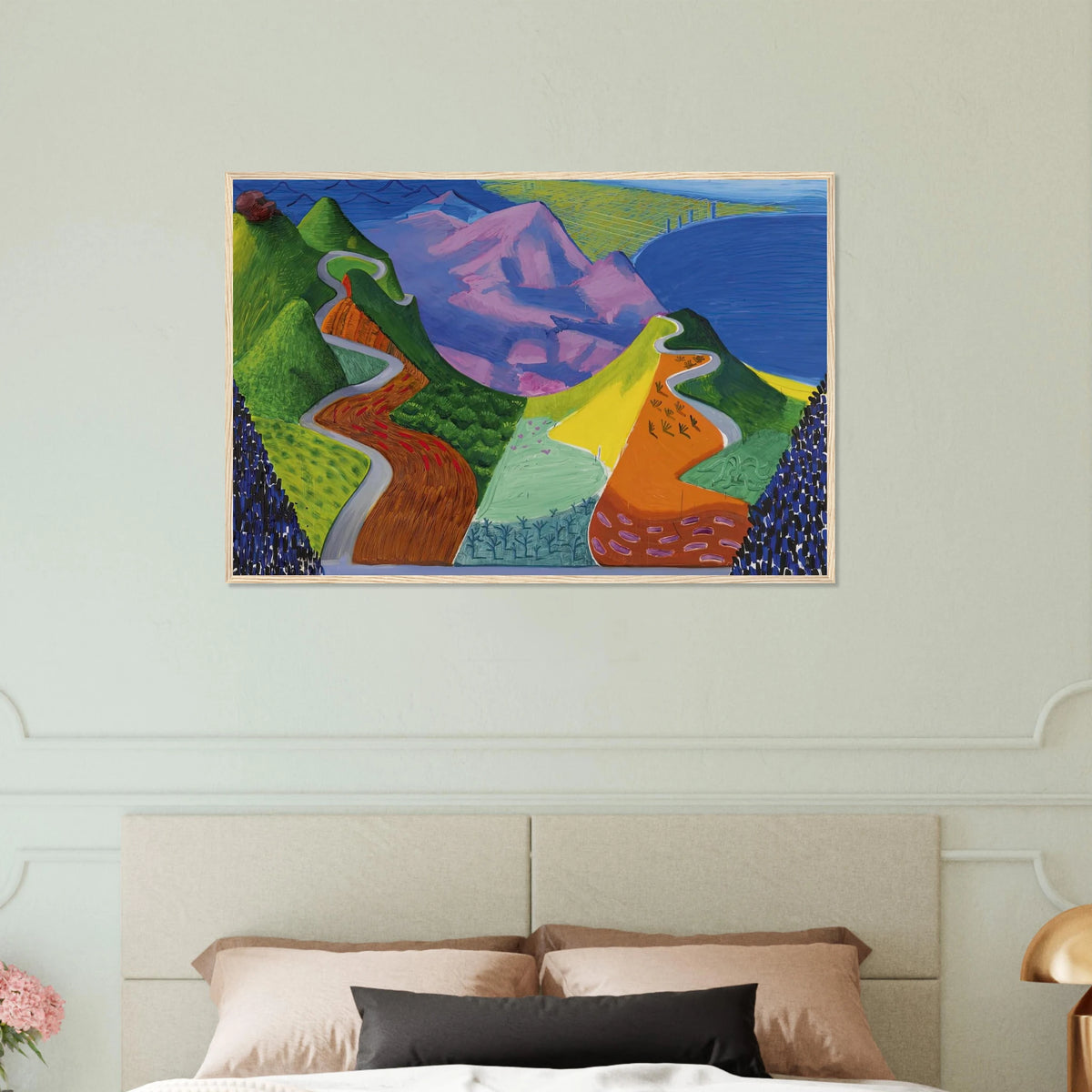 David Hockney Framed Poster | David Hockney Framed Prints Wall Art | David Hockney Poster
