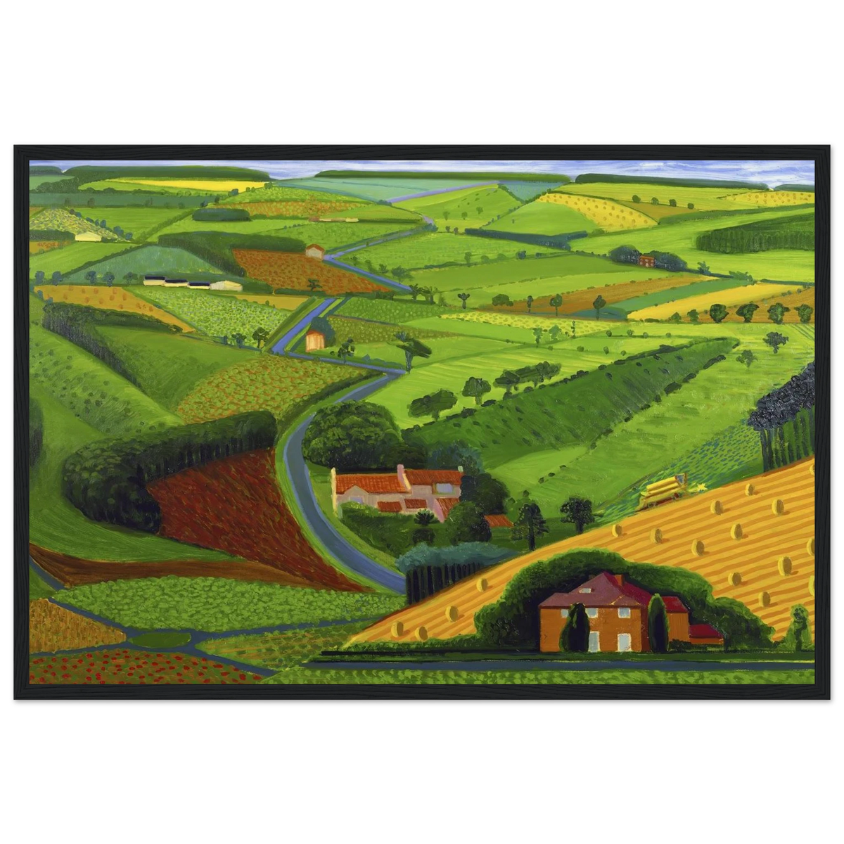 David Hockney Framed Poster | David Hockney Framed Prints Wall Art | David Hockney Poster