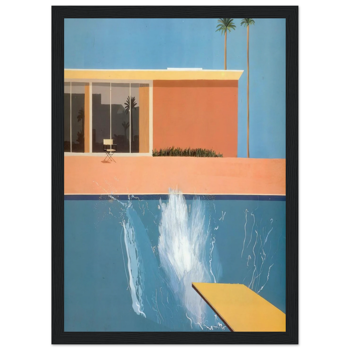 David Hockney Framed Poster | David Hockney Framed Prints Wall Art | David Hockney Poster