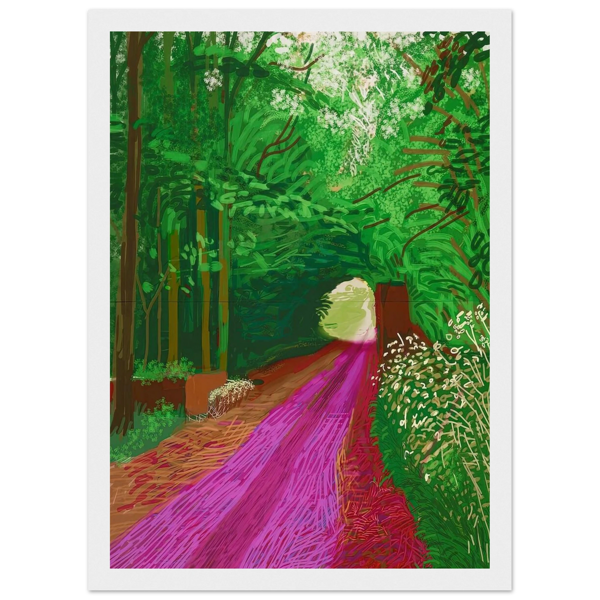 David Hockney Framed Poster | David Hockney Framed Prints Wall Art | David Hockney Poster