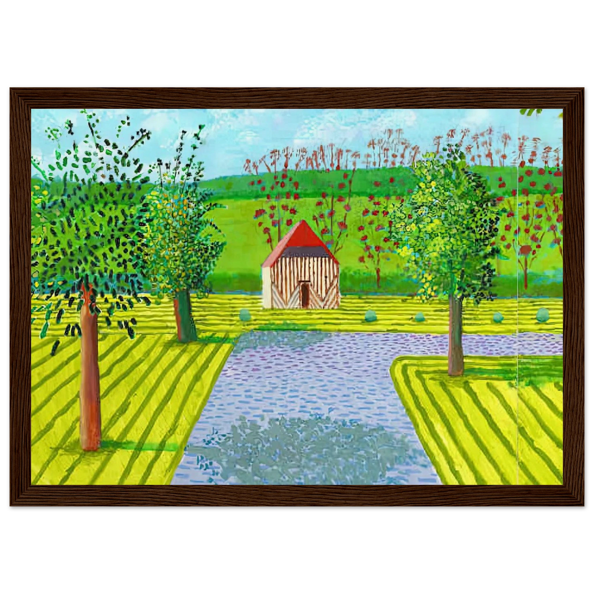 David Hockney Framed Poster | David Hockney Framed Prints Wall Art | David Hockney Poster