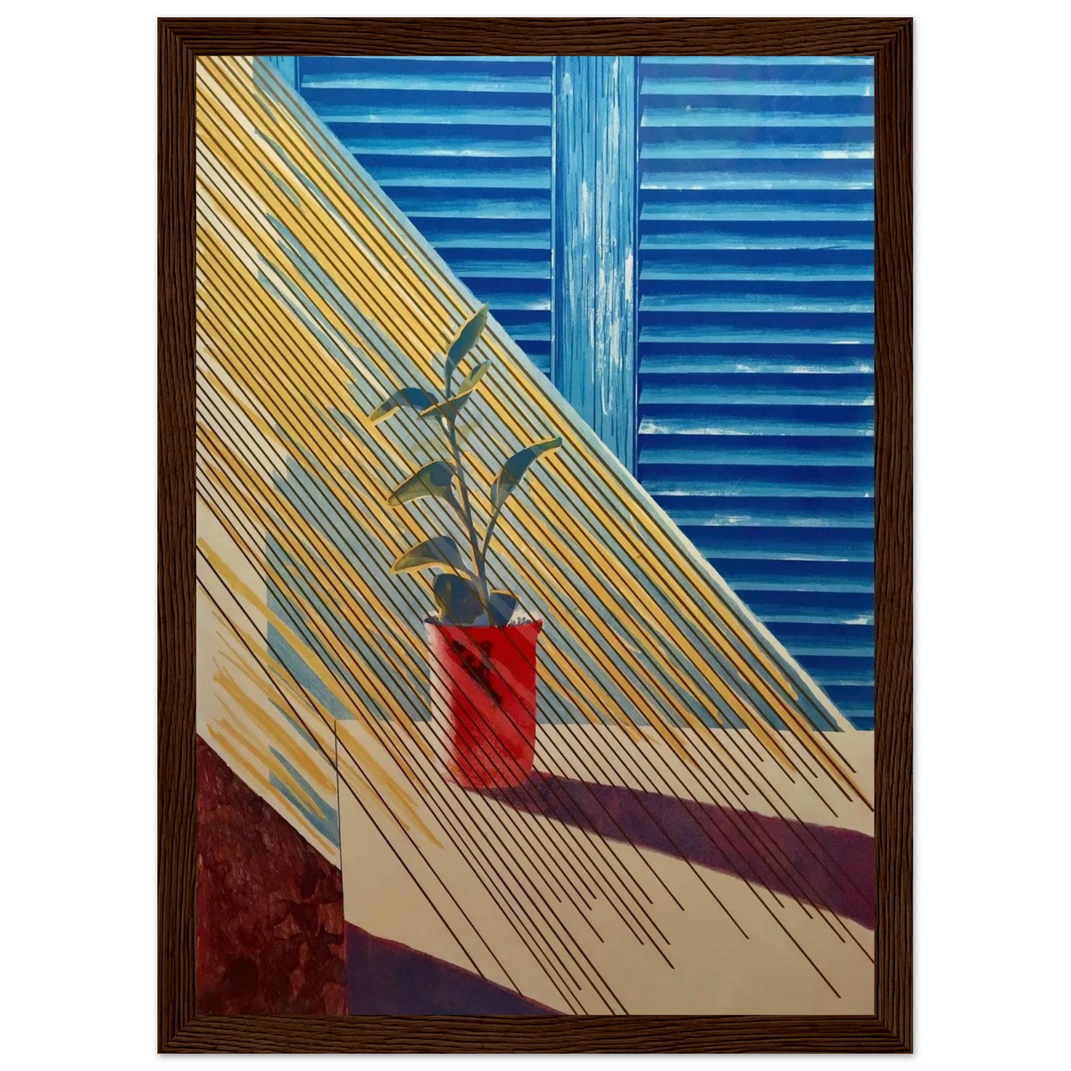 David Hockney Framed Poster | David Hockney Framed Prints Wall Art | David Hockney Poster