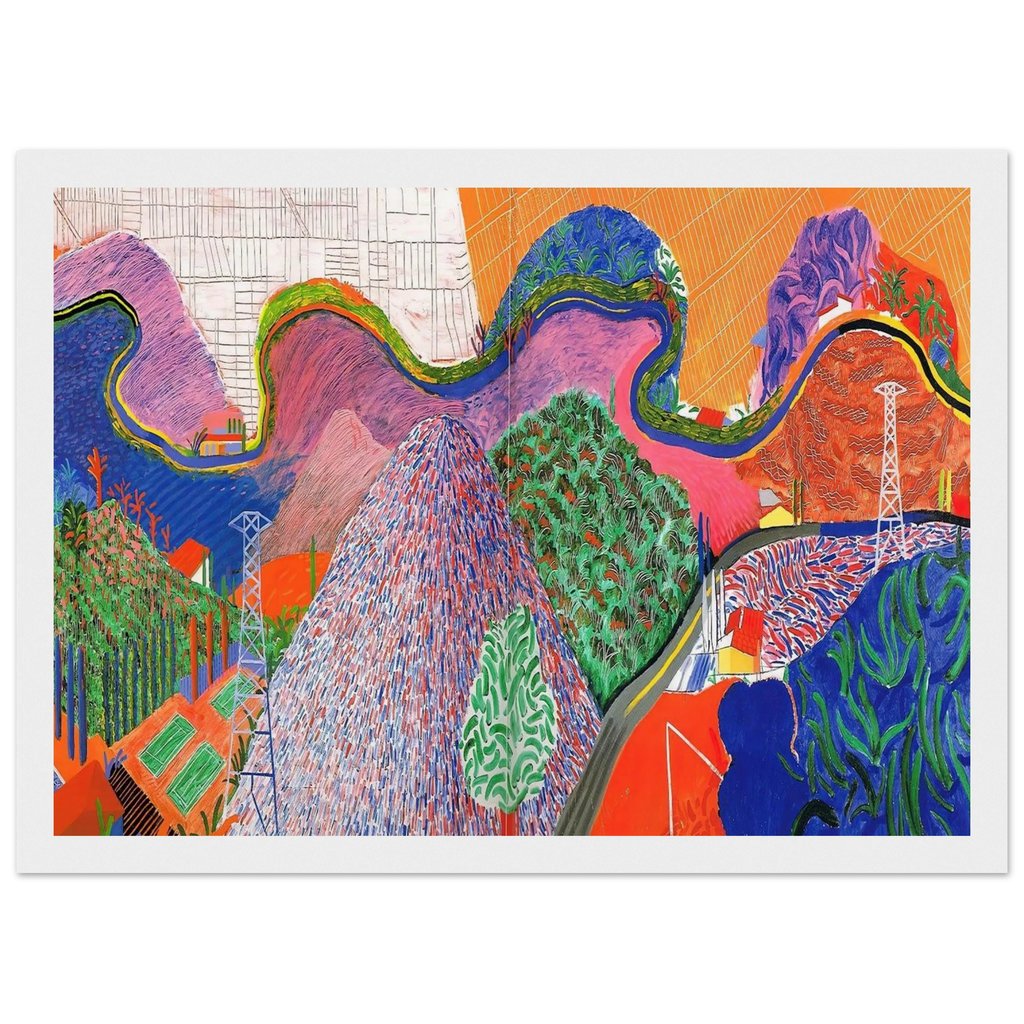 David Hockney Framed Poster | David Hockney Framed Prints Wall Art | David Hockney Poster
