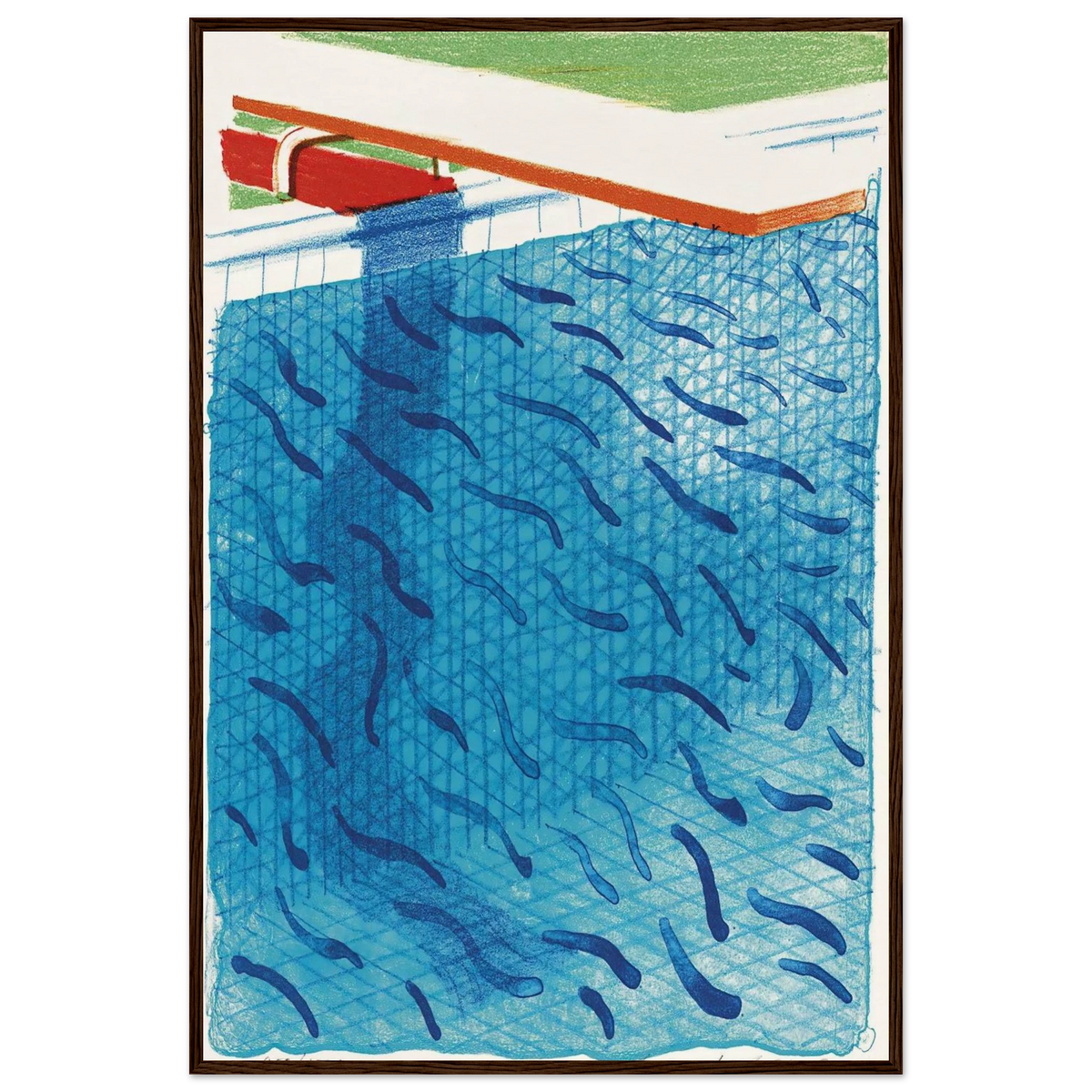 David Hockney Framed Poster | David Hockney Framed Prints Wall Art | David Hockney Poster