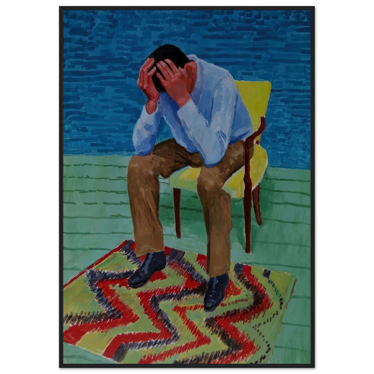David Hockney Framed Poster | David Hockney Framed Prints Wall Art | David Hockney Poster