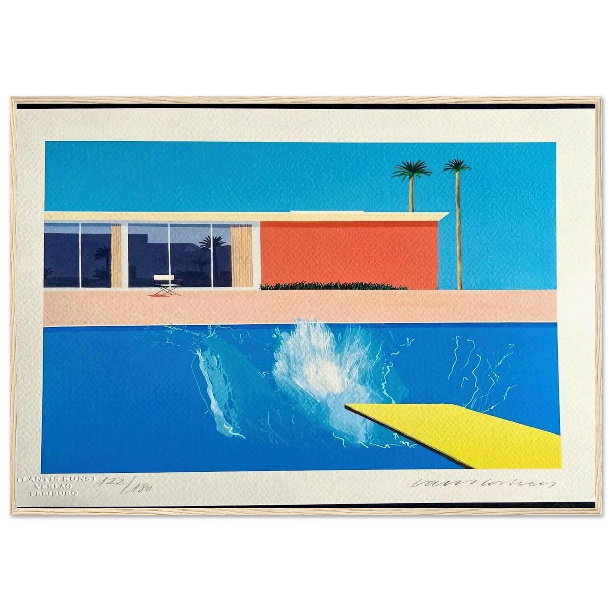 David Hockney Framed Poster | David Hockney Framed Prints Wall Art | David Hockney Poster