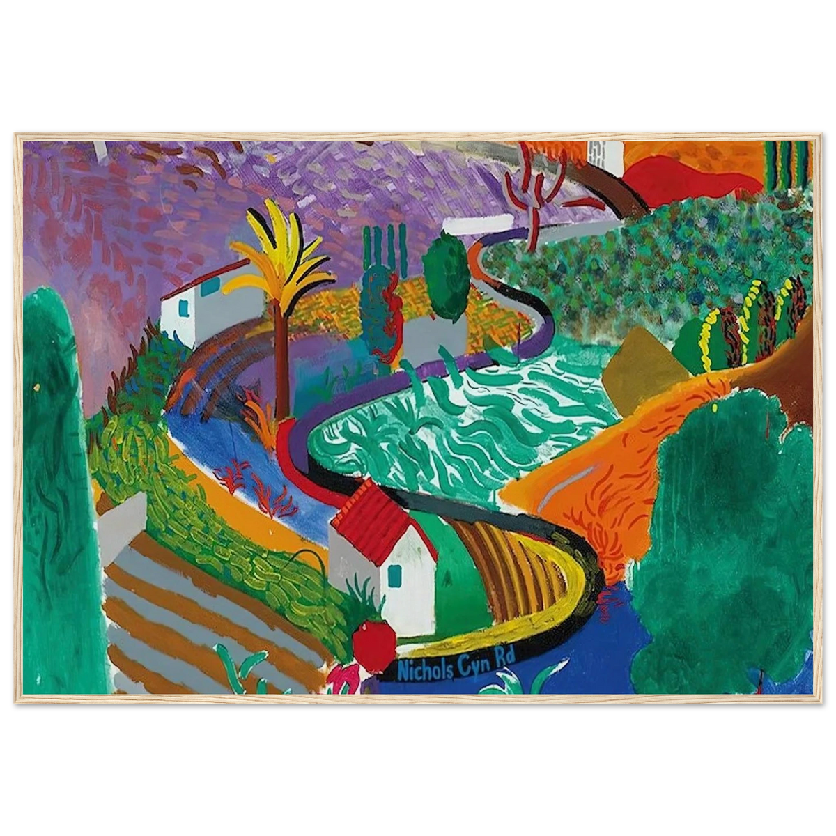 David Hockney Framed Poster | David Hockney Framed Prints Wall Art | David Hockney Poster