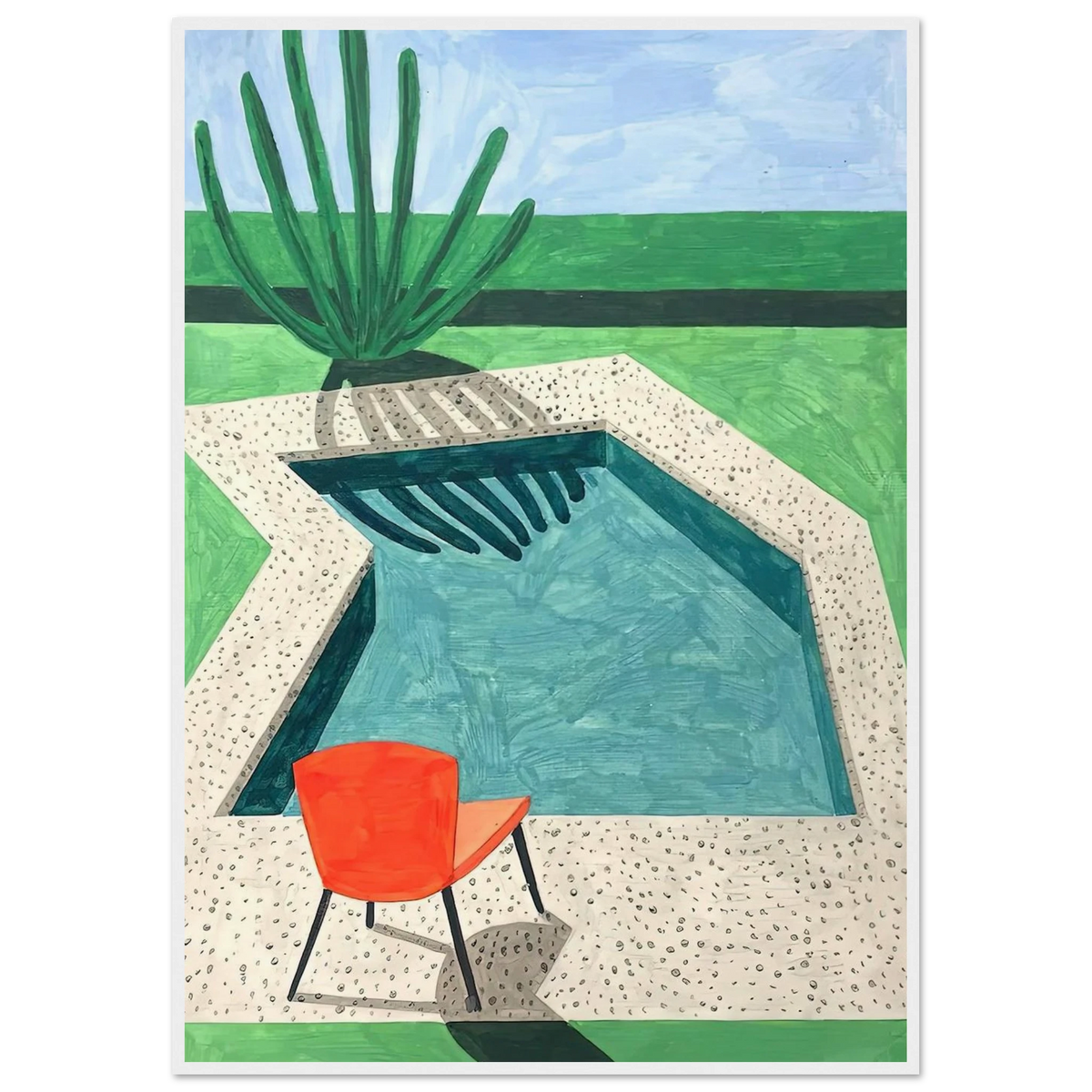 David Hockney Framed Poster | David Hockney Framed Prints Wall Art | David Hockney Poster