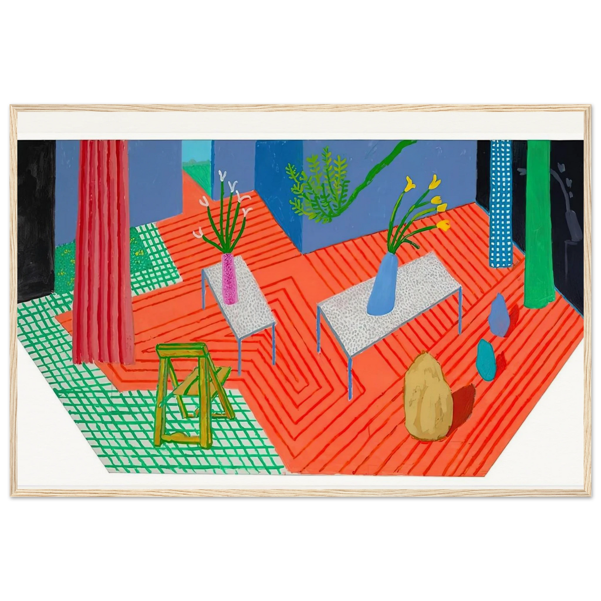David Hockney Framed Poster | David Hockney Framed Prints Wall Art | David Hockney Poster